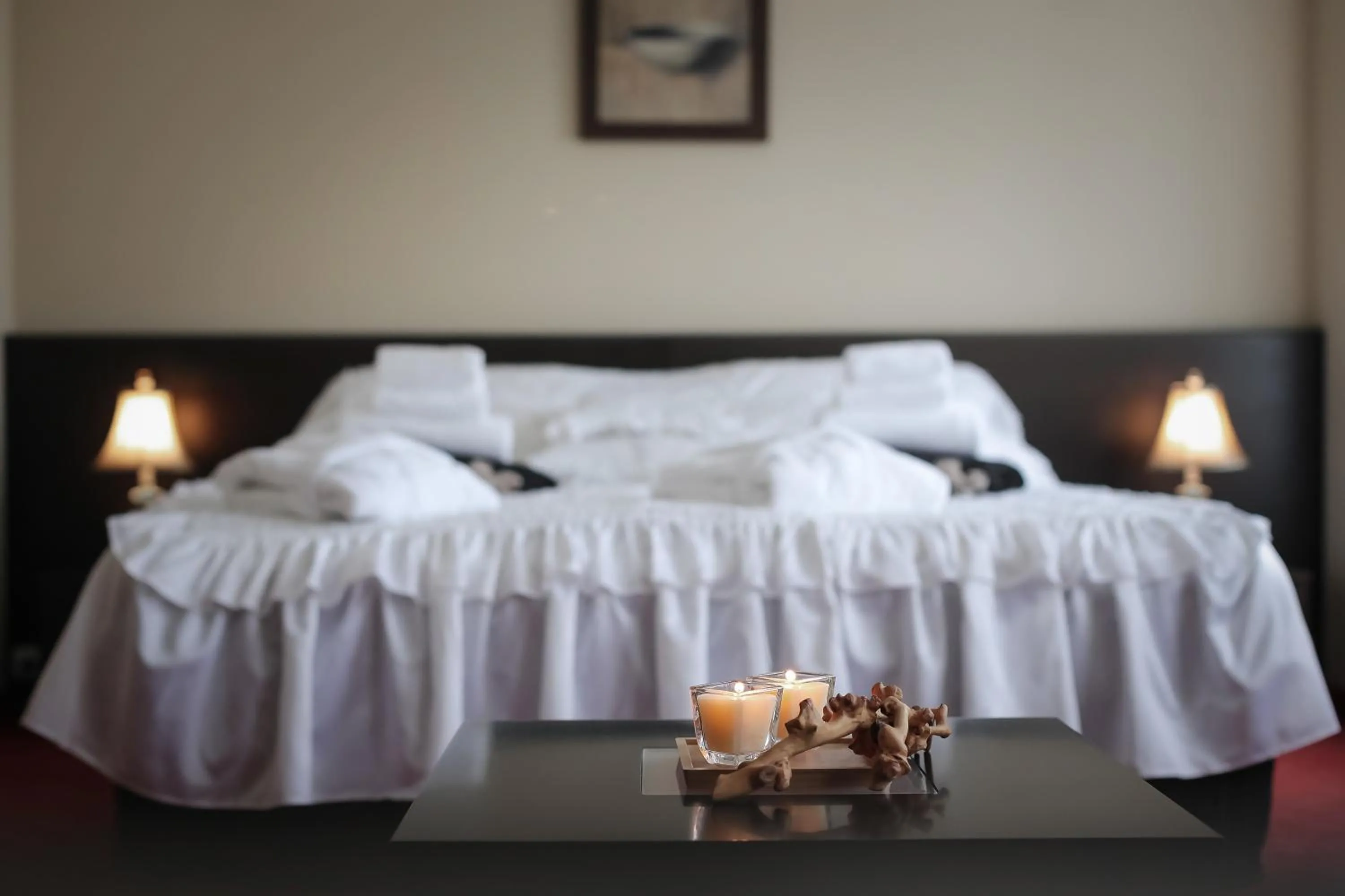 Bed in Hotel Palma