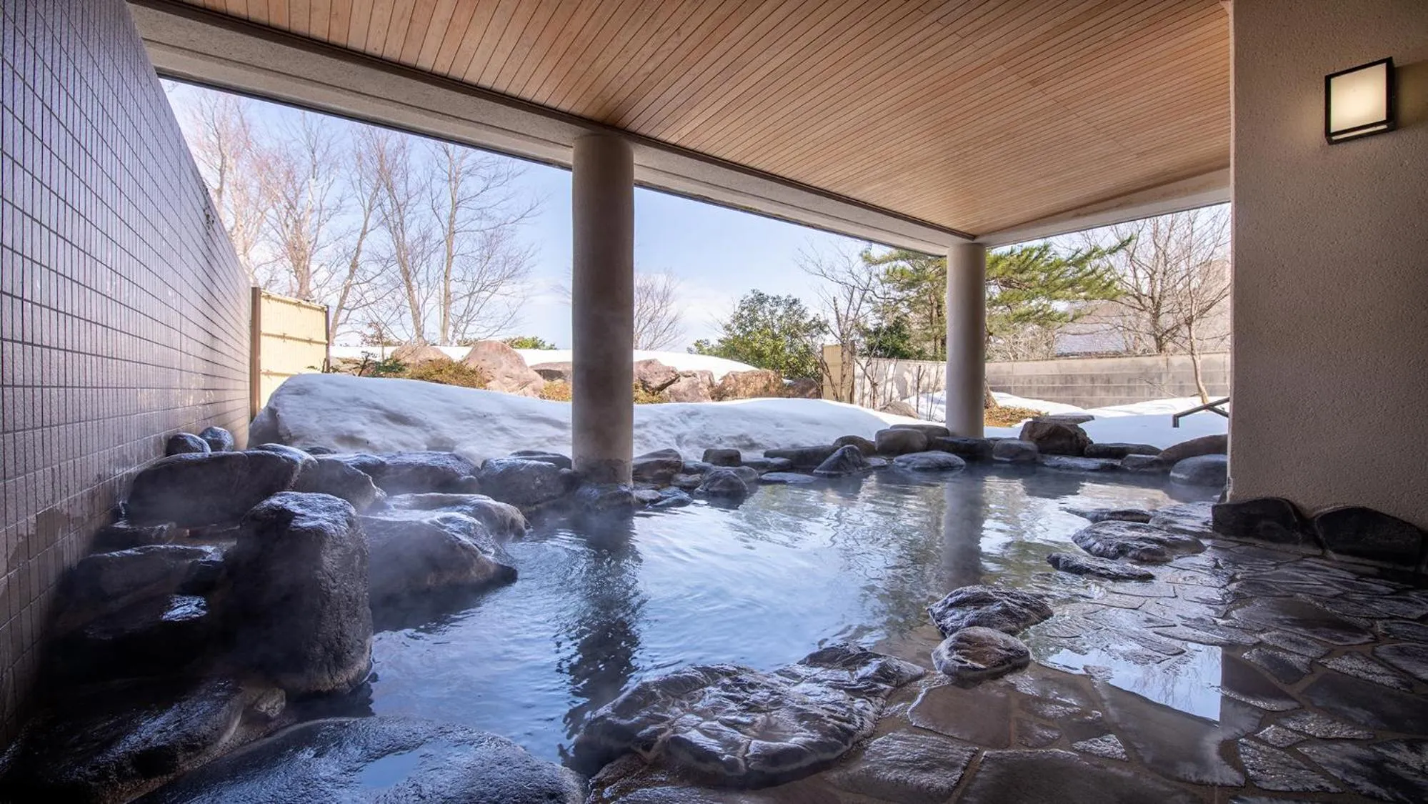 Hot Spring Bath in Satoyama Auberge & Hot Spring Wellness Spa Sakuragaike Kurgarden