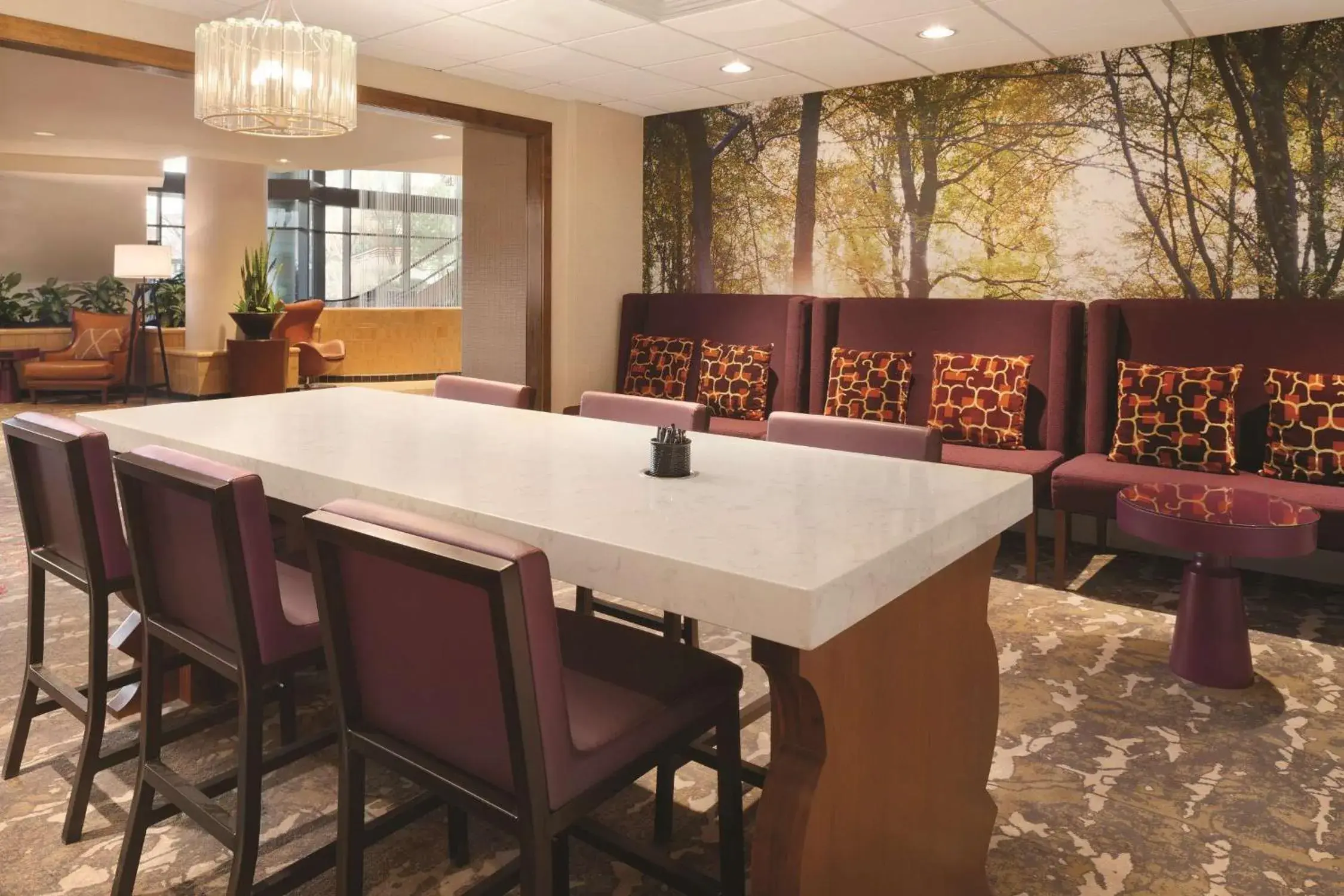 Lobby or reception in Hilton East Brunswick Lobby or reception in Hilton East Brunswick