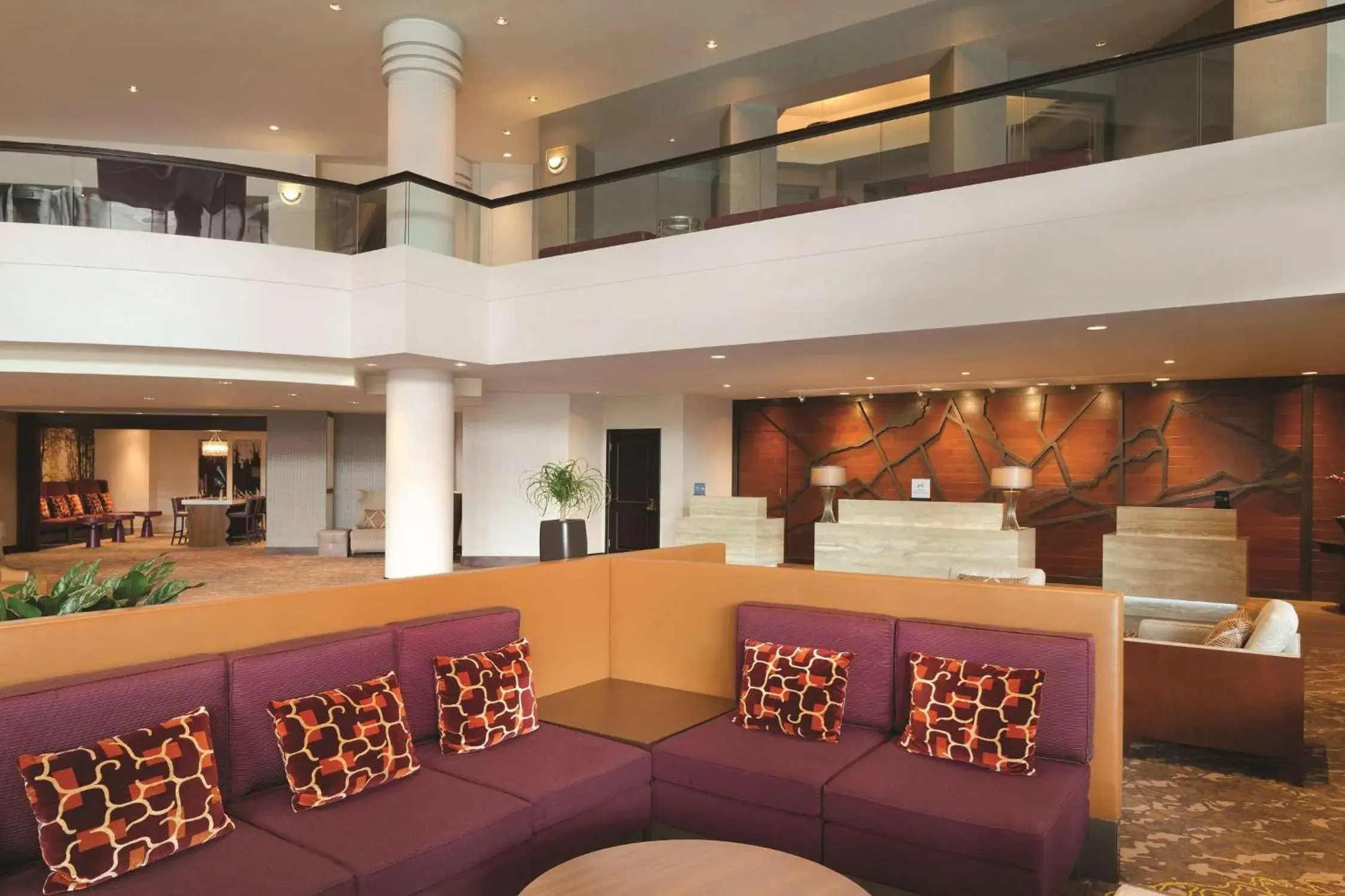 Lobby or reception in Hilton East Brunswick Lobby or reception in Hilton East Brunswick