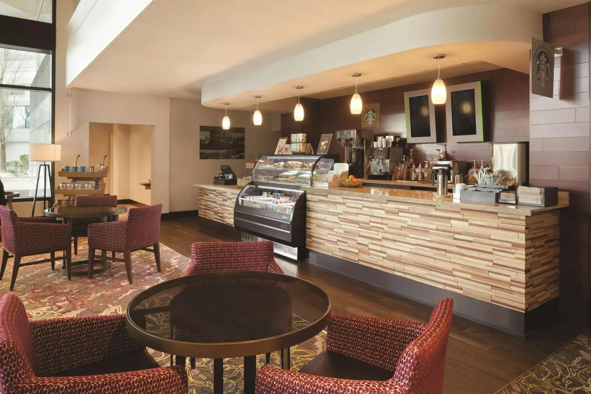 Lobby or reception in Hilton East Brunswick Lobby or reception in Hilton East Brunswick