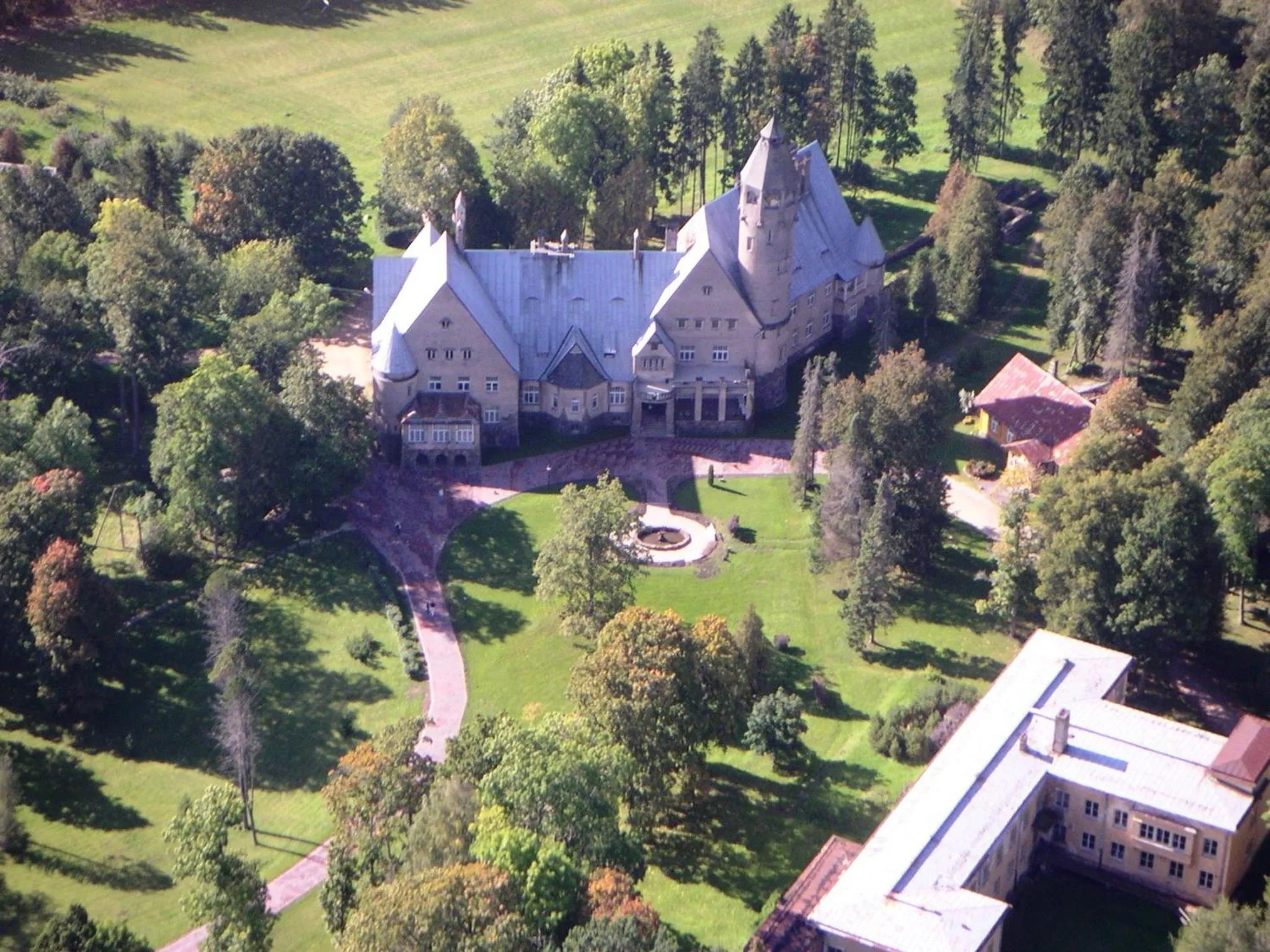 Bird's eye view in Castle Spa Wagenküll