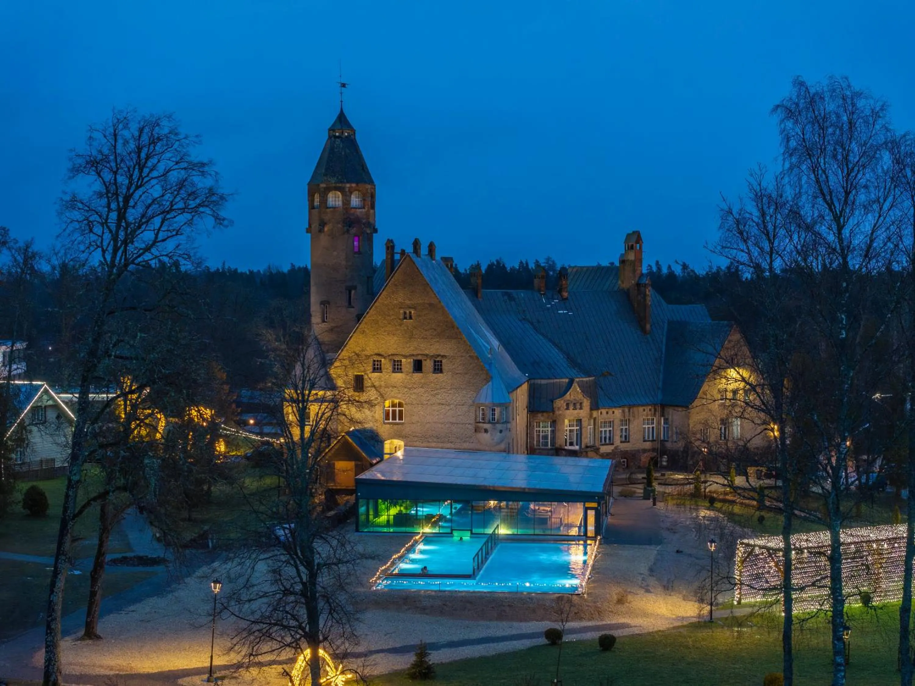 Swimming pool in Castle Spa Wagenküll