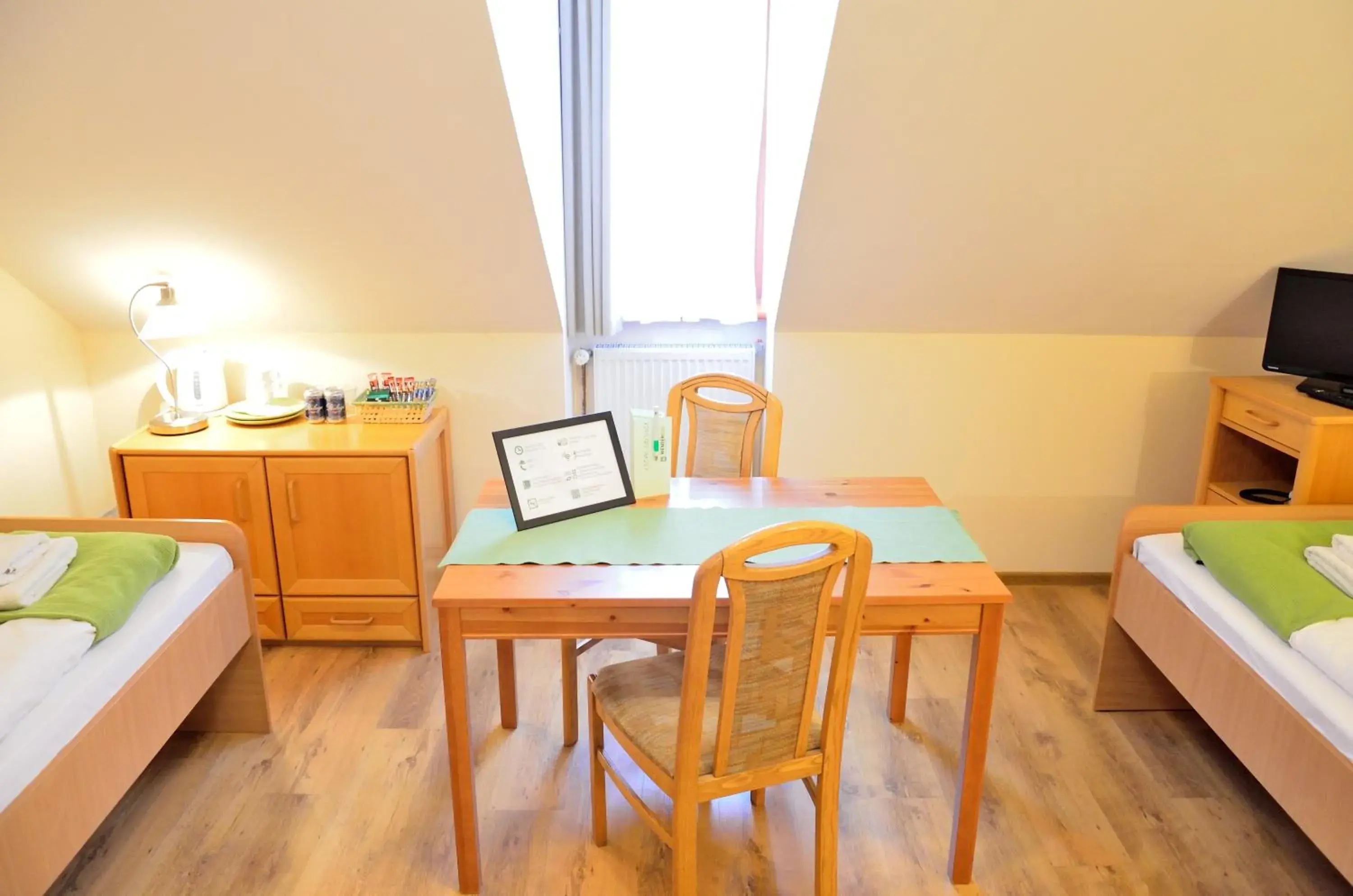 Twin Room with River View in WenderEDU Business Center Twin Room with River View in WenderEDU Business Center