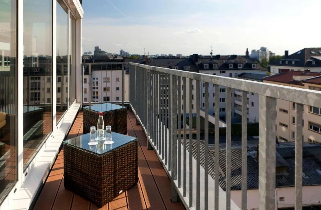 View (from property/room) in Flemings Hotel Frankfurt Main-Riverside