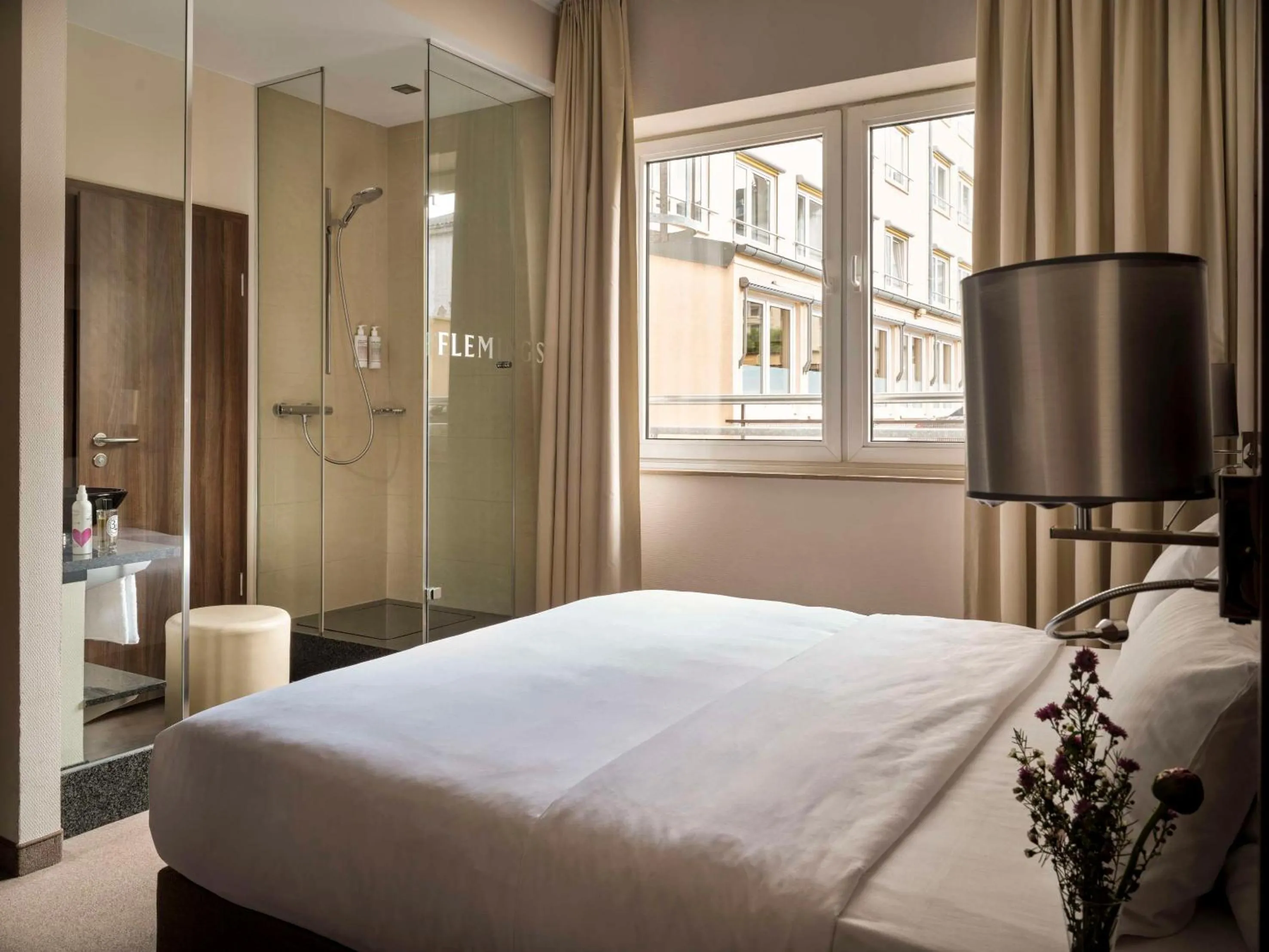 Bedroom, Bed in Flemings Hotel Frankfurt Main-Riverside