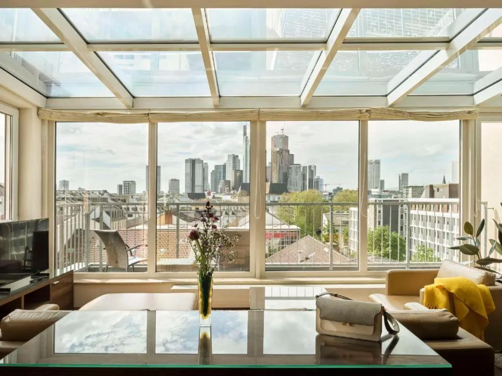 Balcony/Terrace in Flemings Hotel Frankfurt Main-Riverside