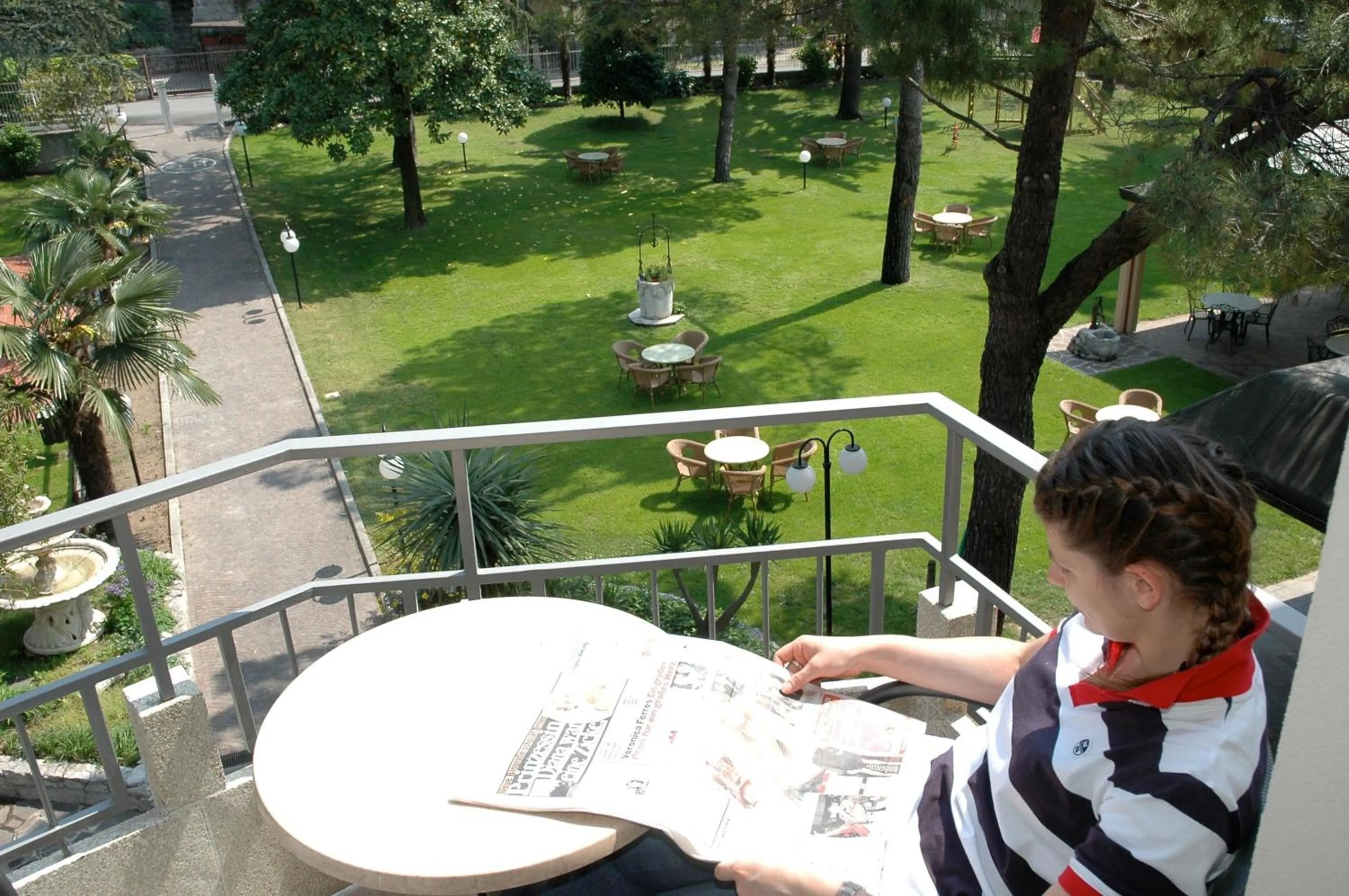 Garden view in Hotel Elisabetta