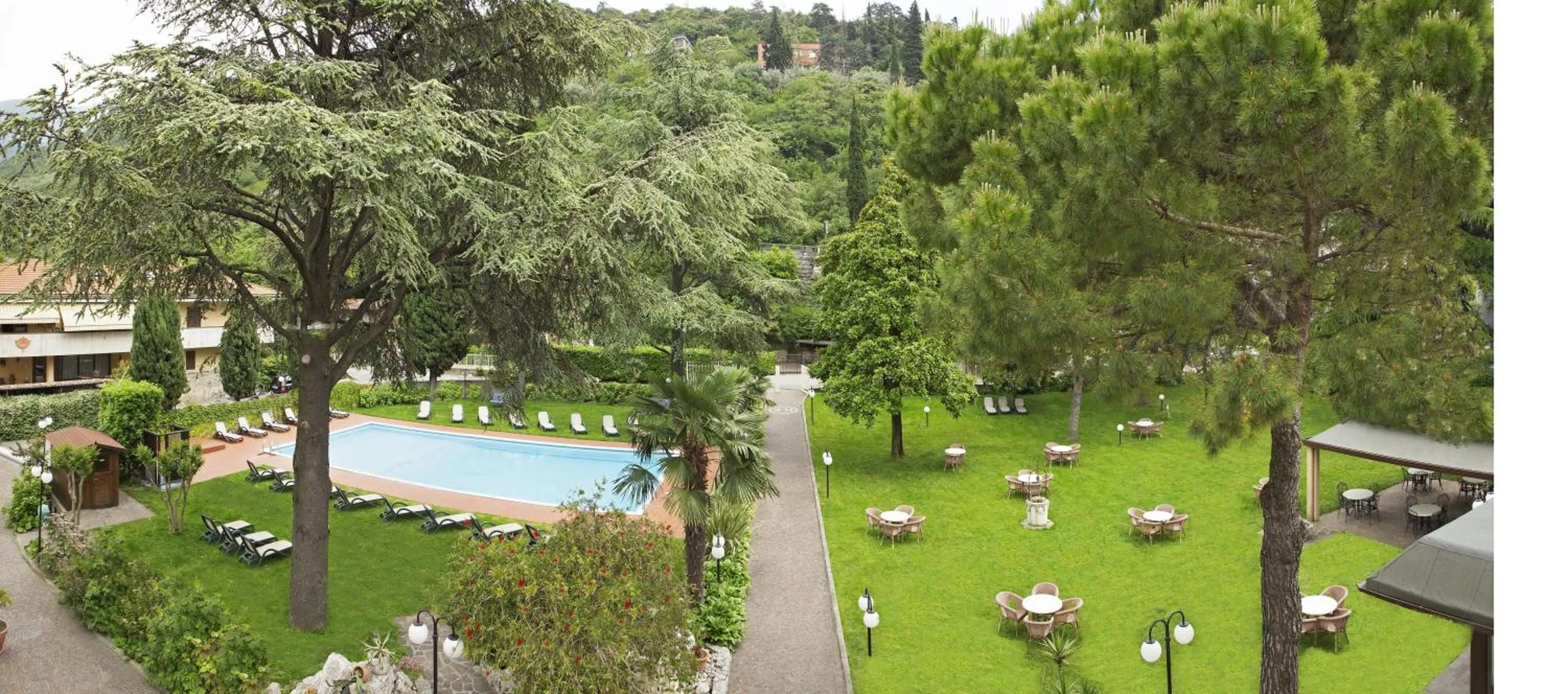 Garden view in Hotel Elisabetta