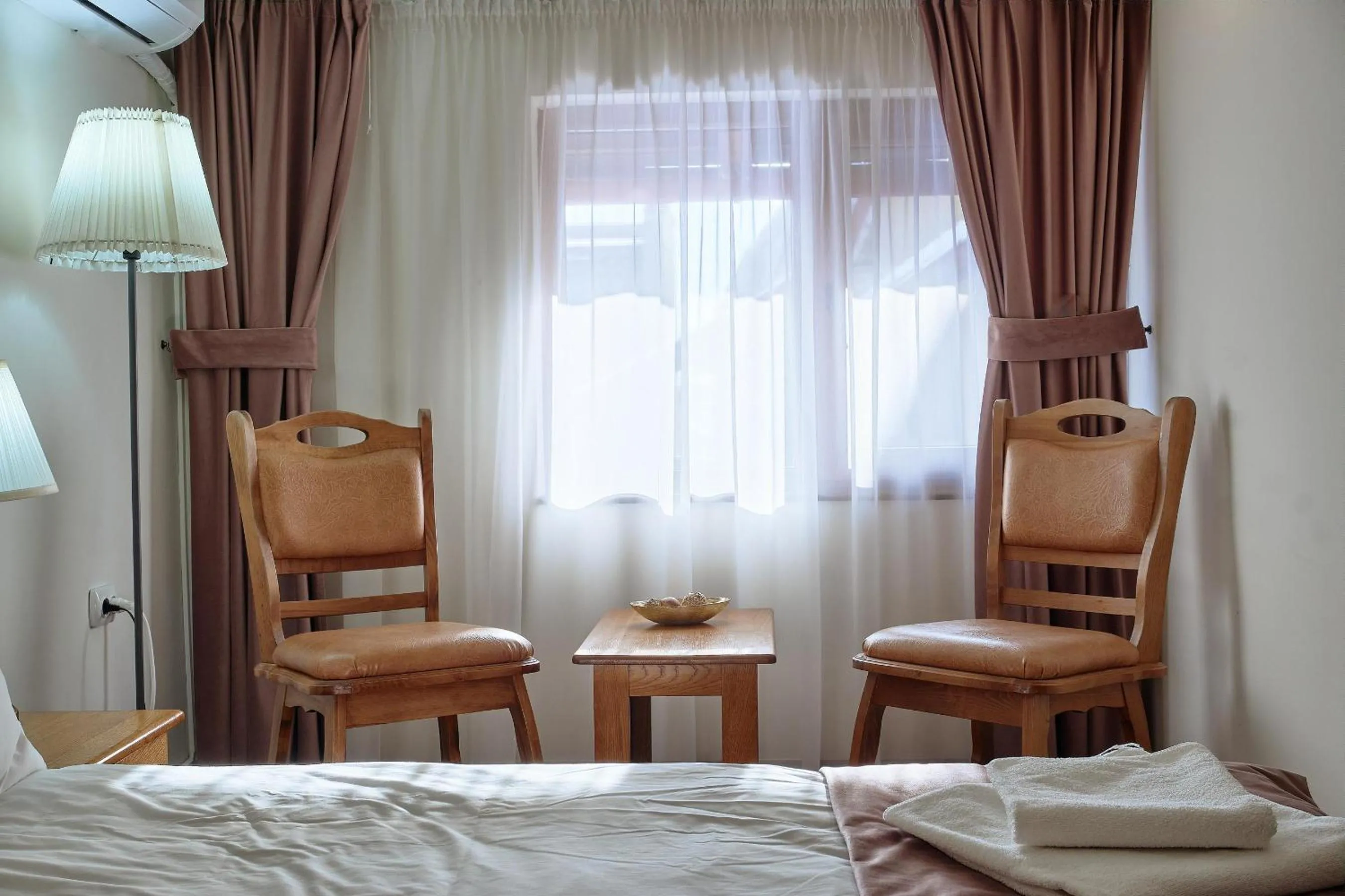 Bed in Pension La Fontana