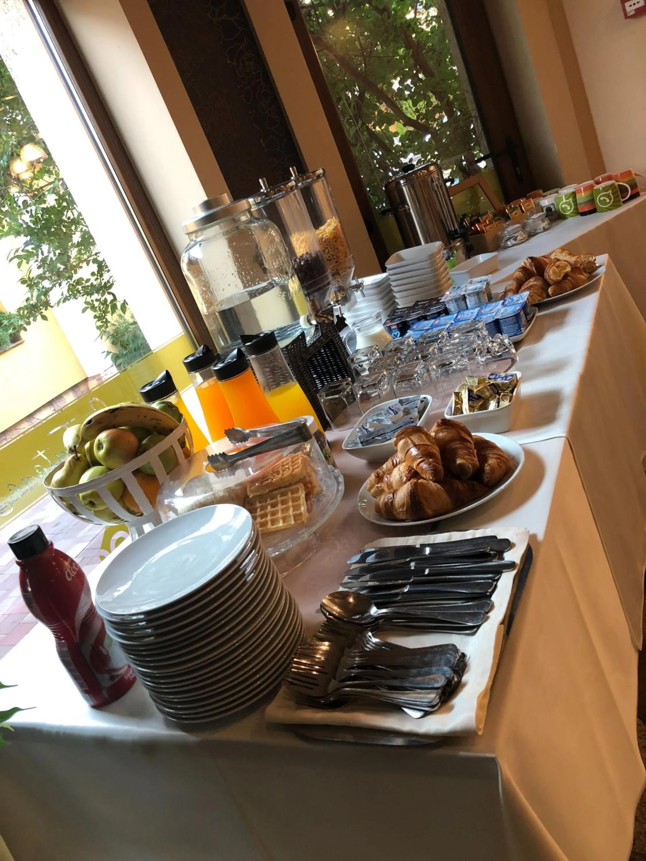 Breakfast in Pension La Fontana