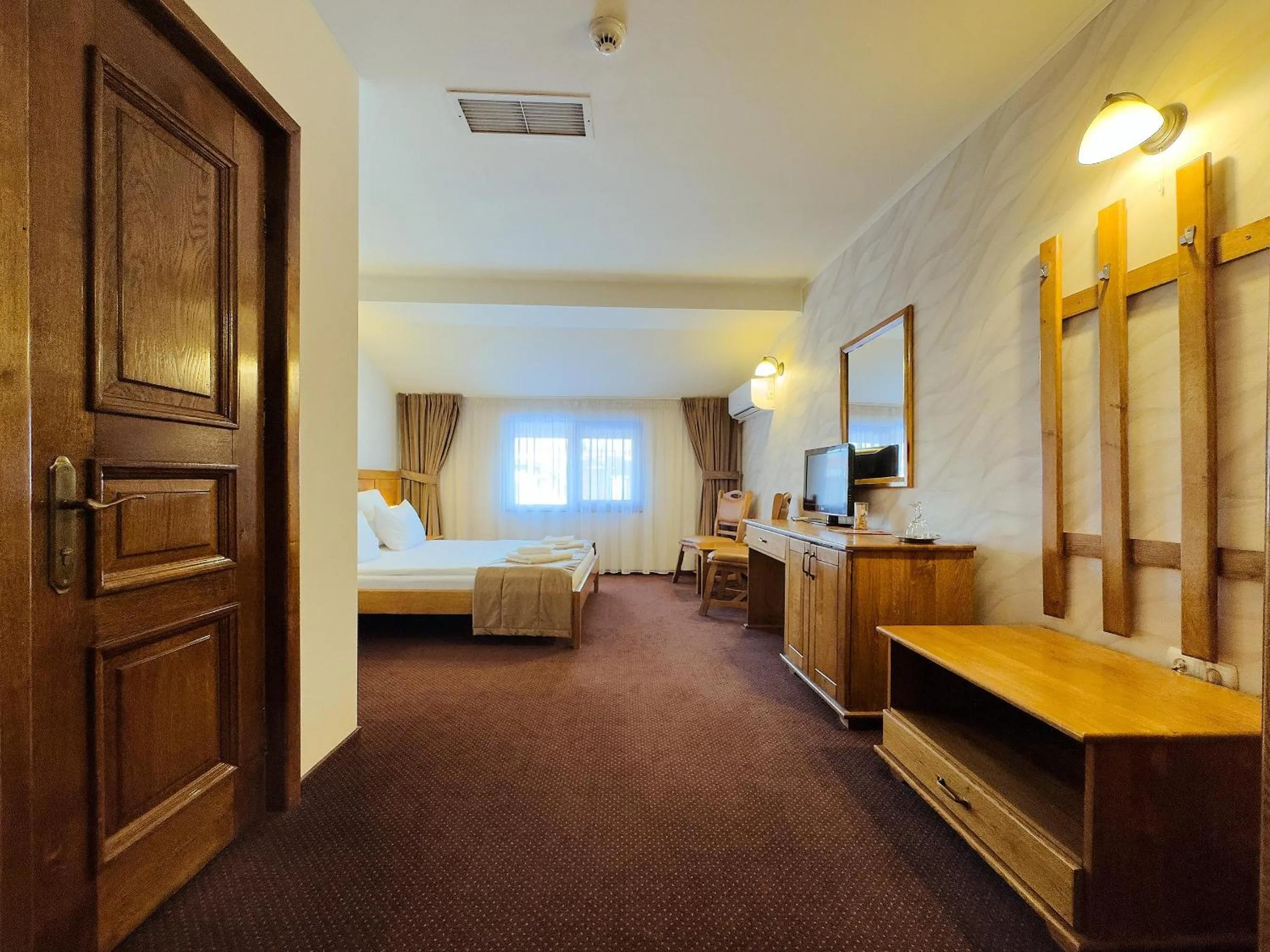 Bed in Pension La Fontana