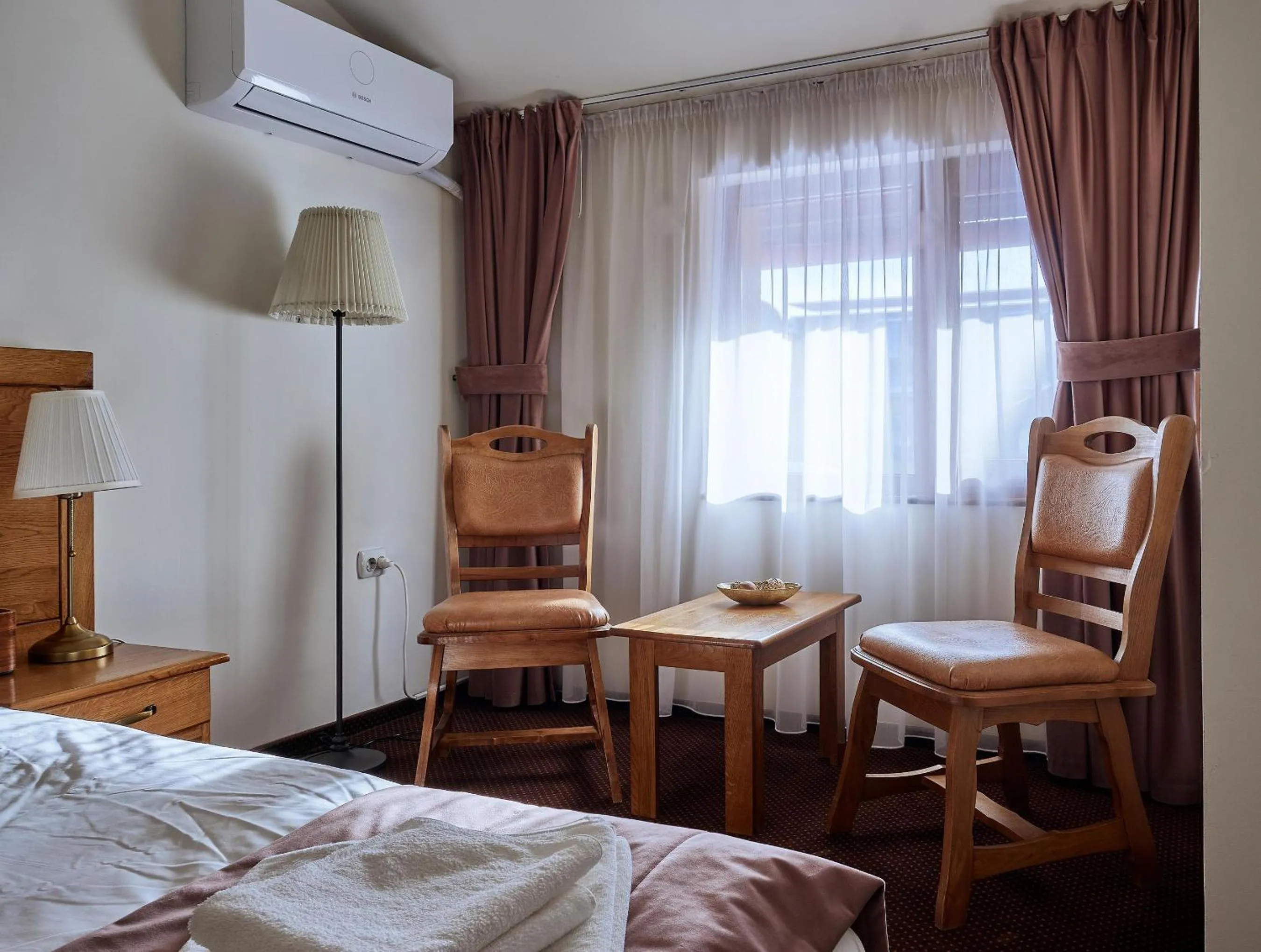Bed in Pension La Fontana