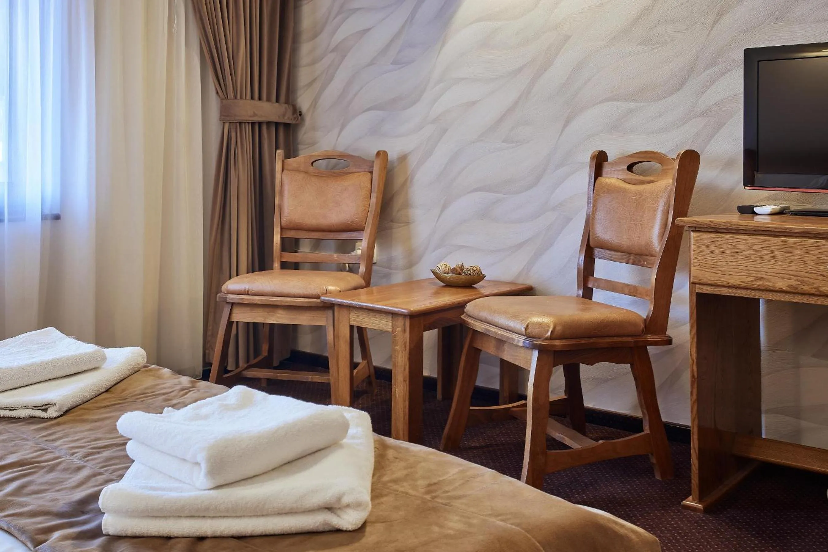 Bed in Pension La Fontana