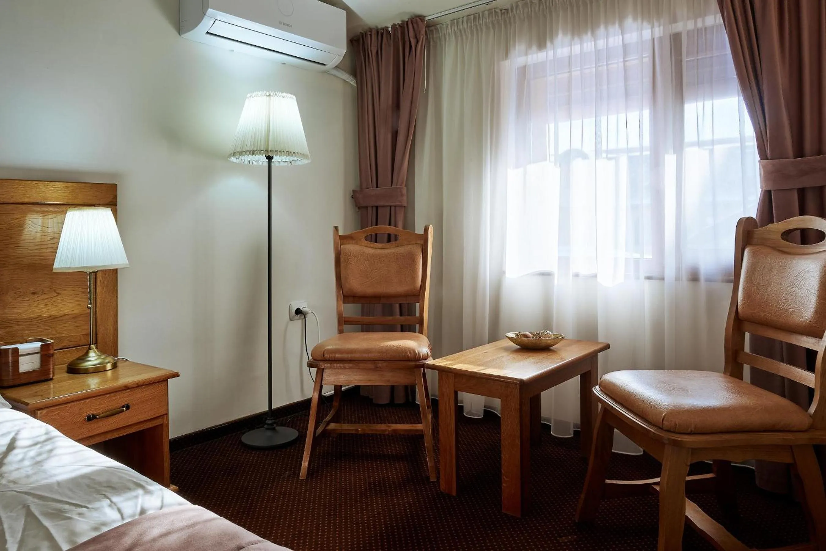 Bed in Pension La Fontana