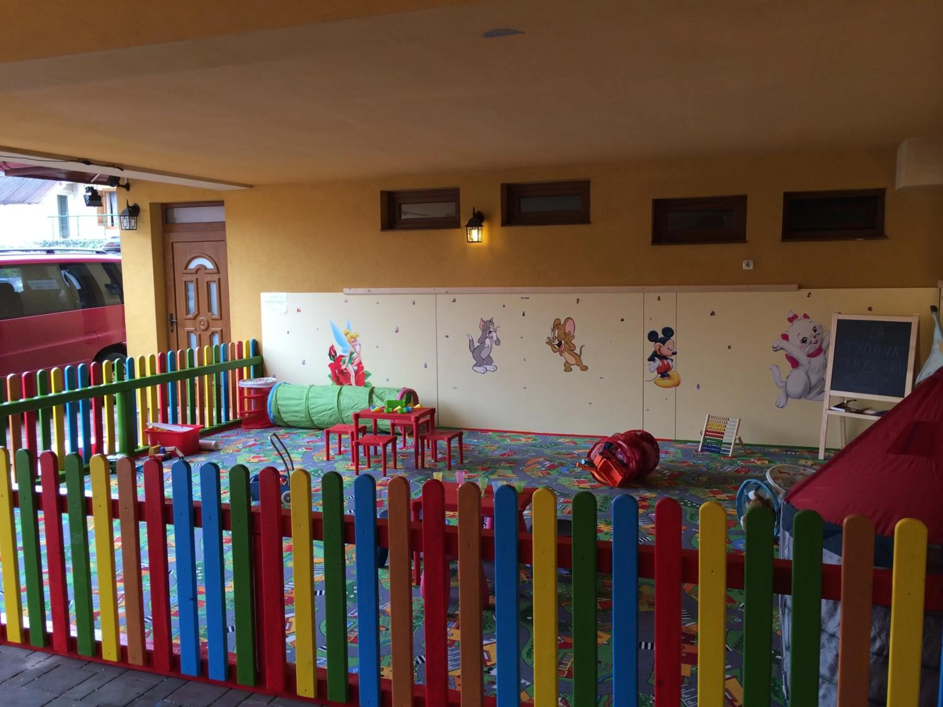 Children play ground in Pension La Fontana