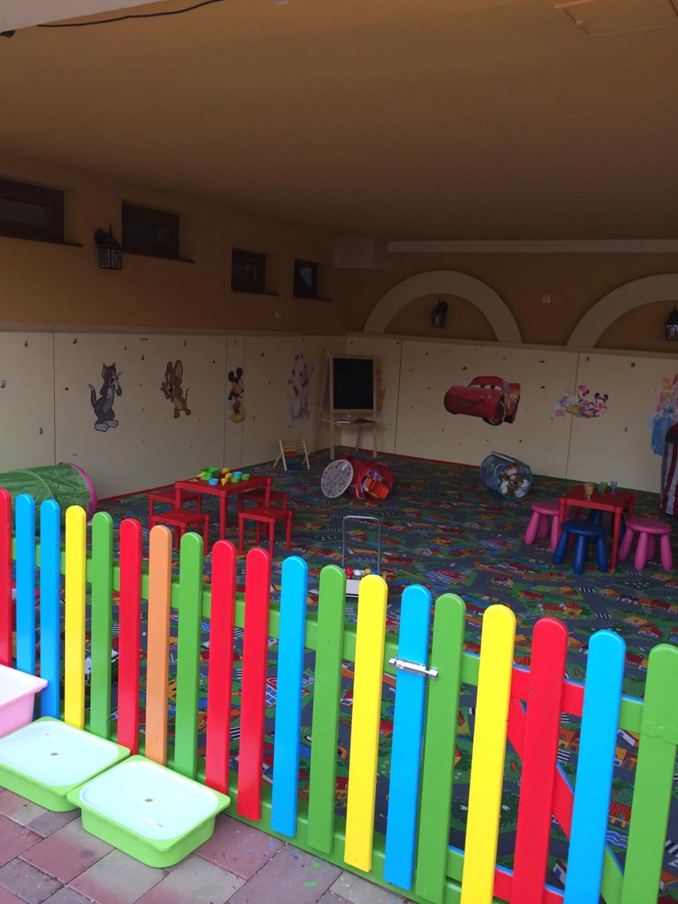 Children play ground in Pension La Fontana
