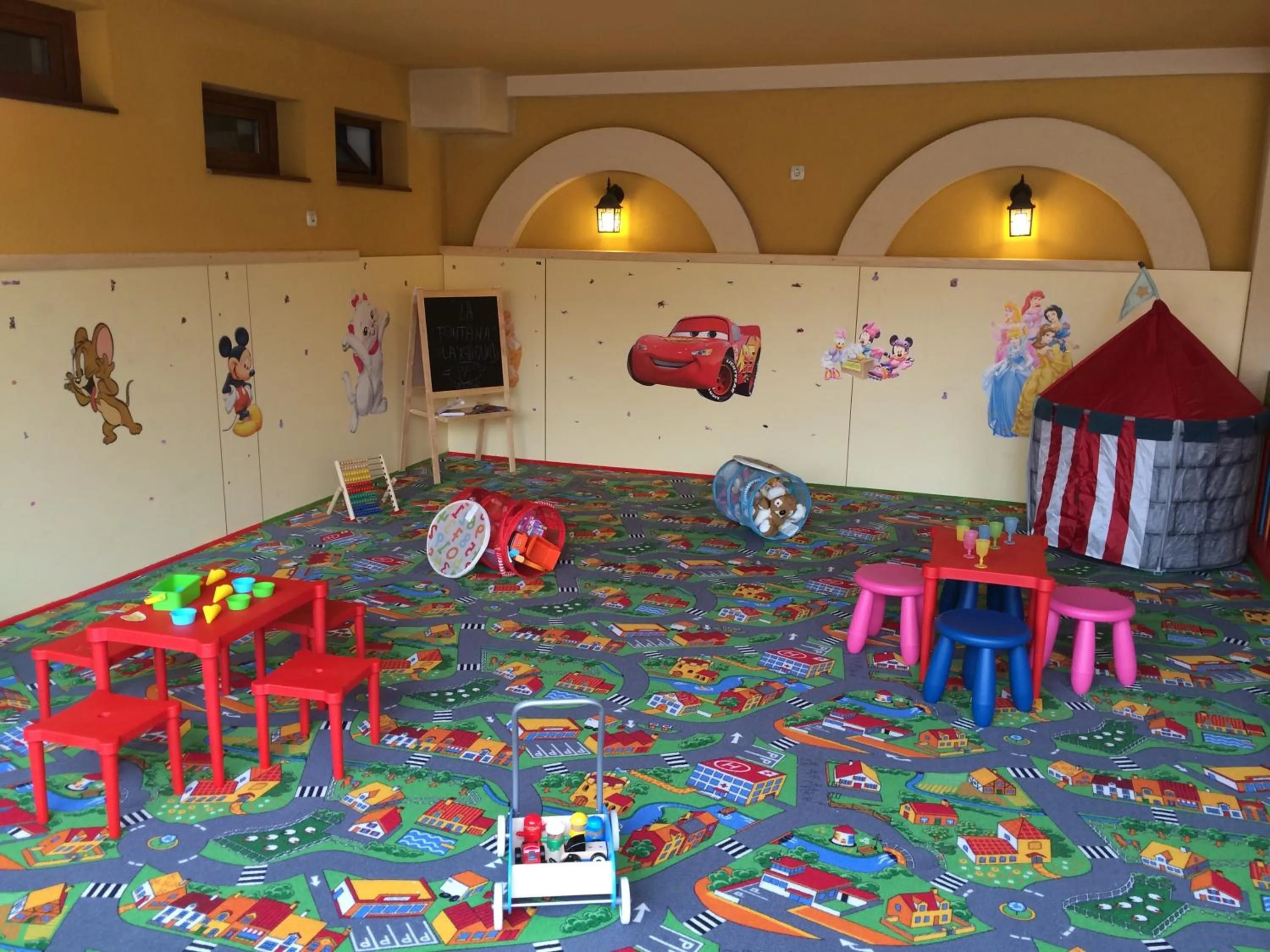 Children play ground in Pension La Fontana