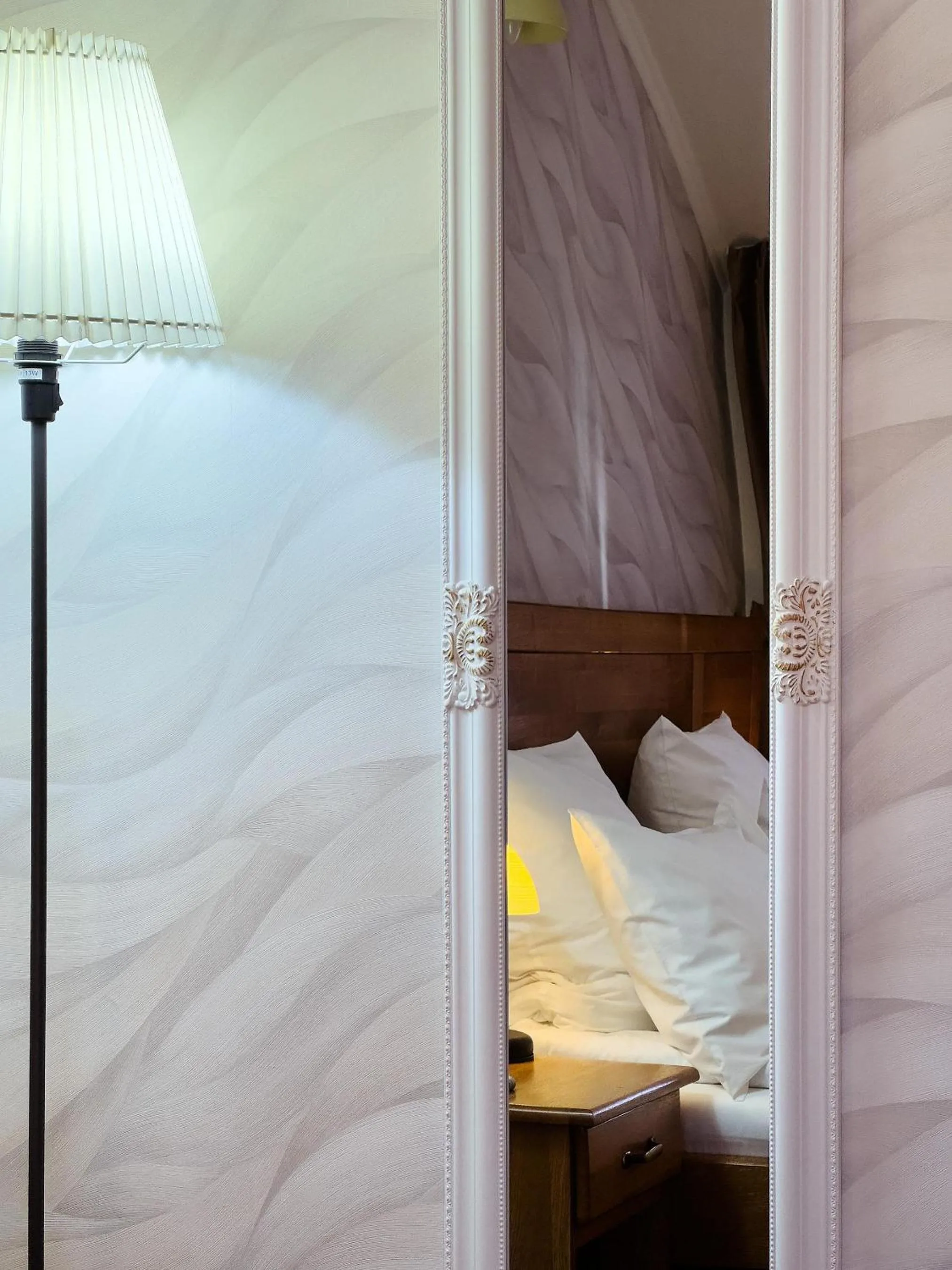 Bed in Pension La Fontana