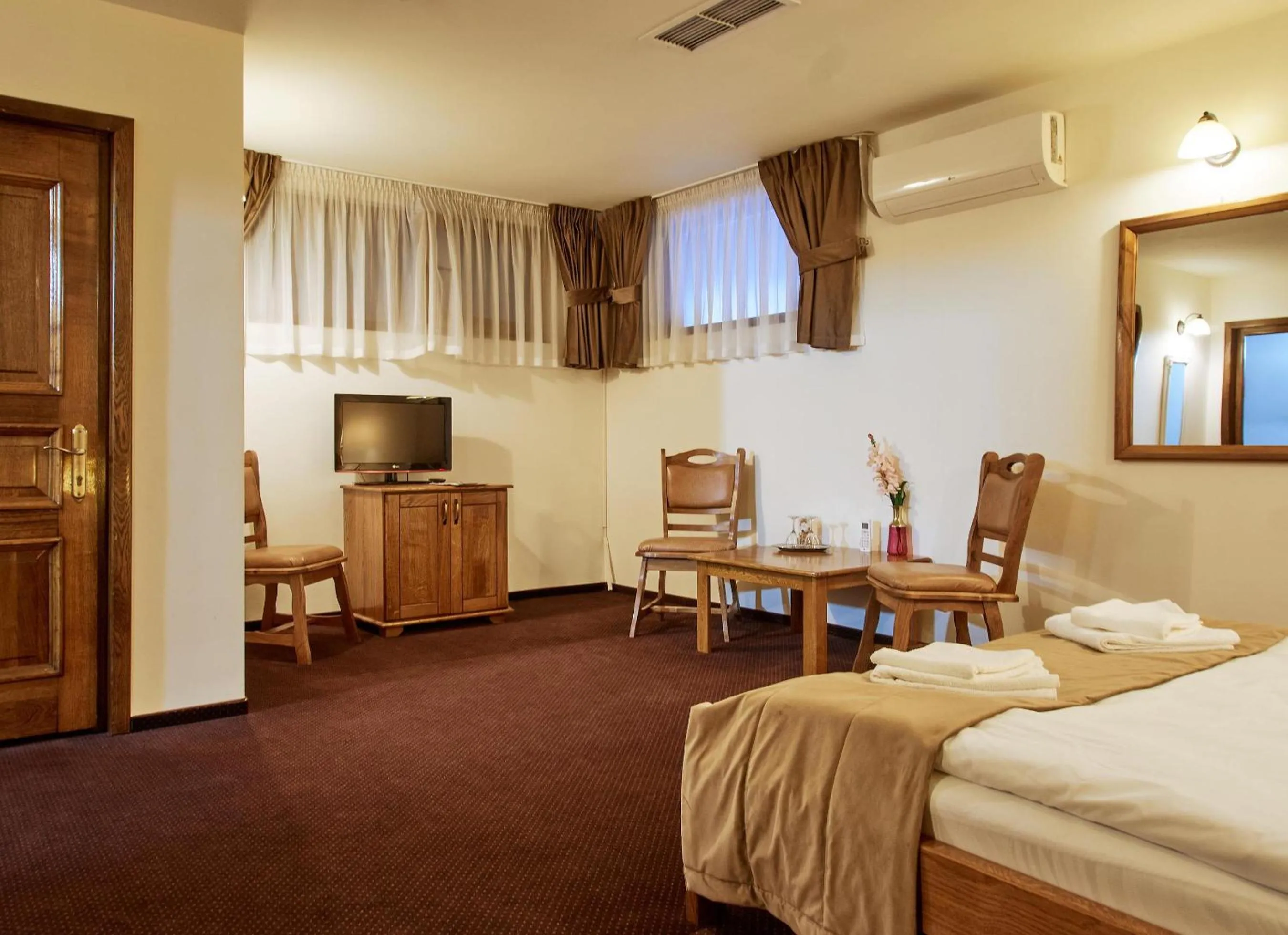 Bed in Pension La Fontana