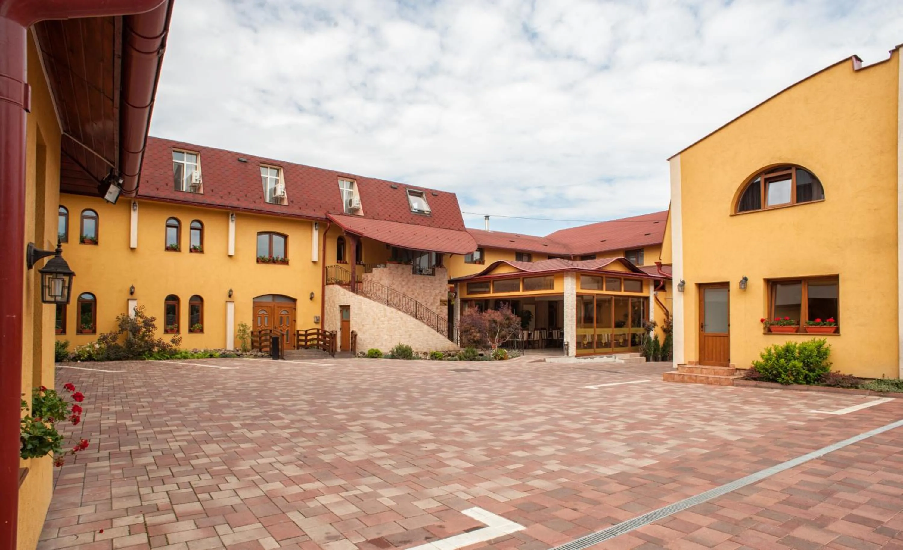 Facade/entrance in Pension La Fontana