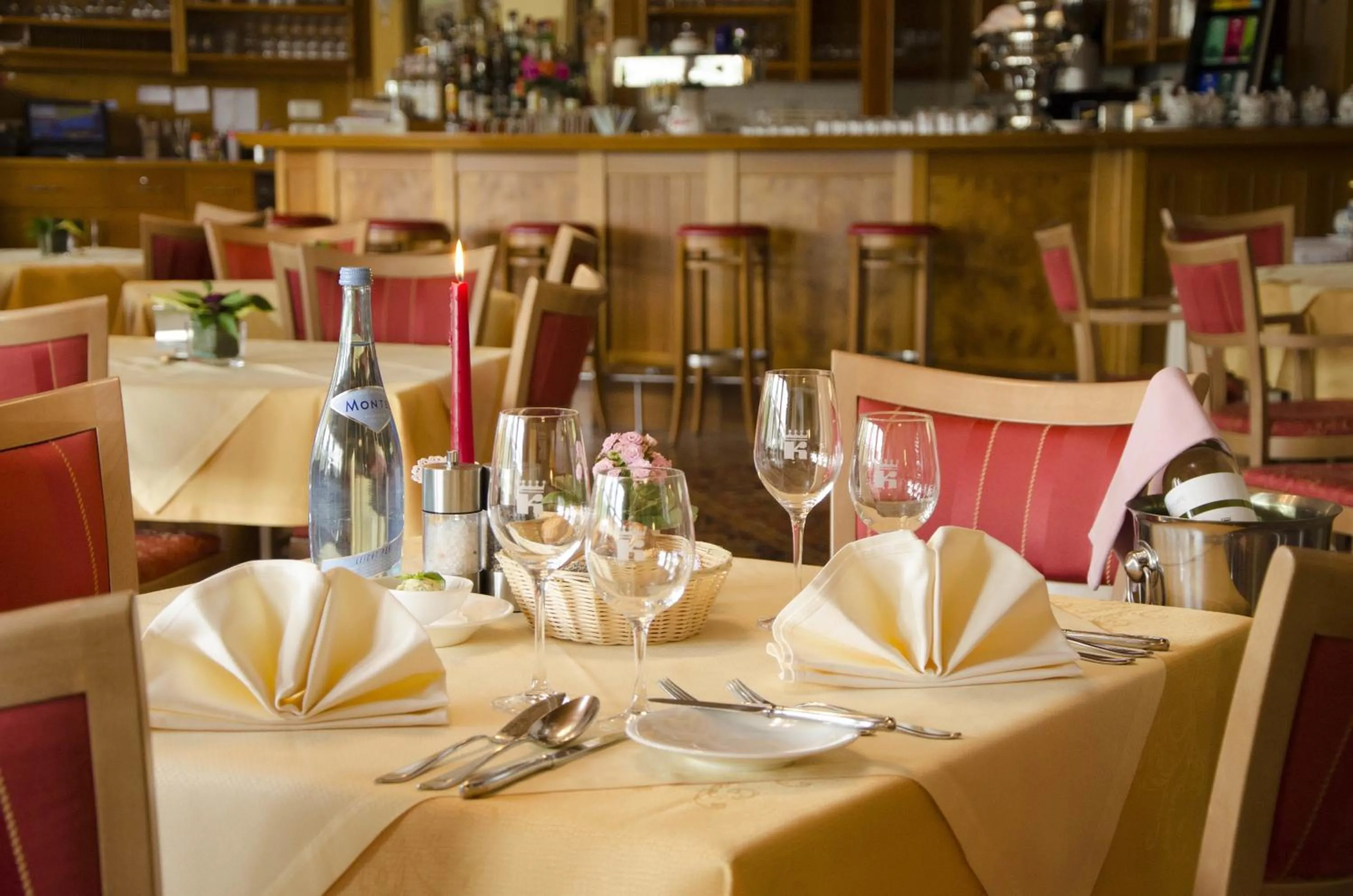 Dining area in Seehotel Vinzenz