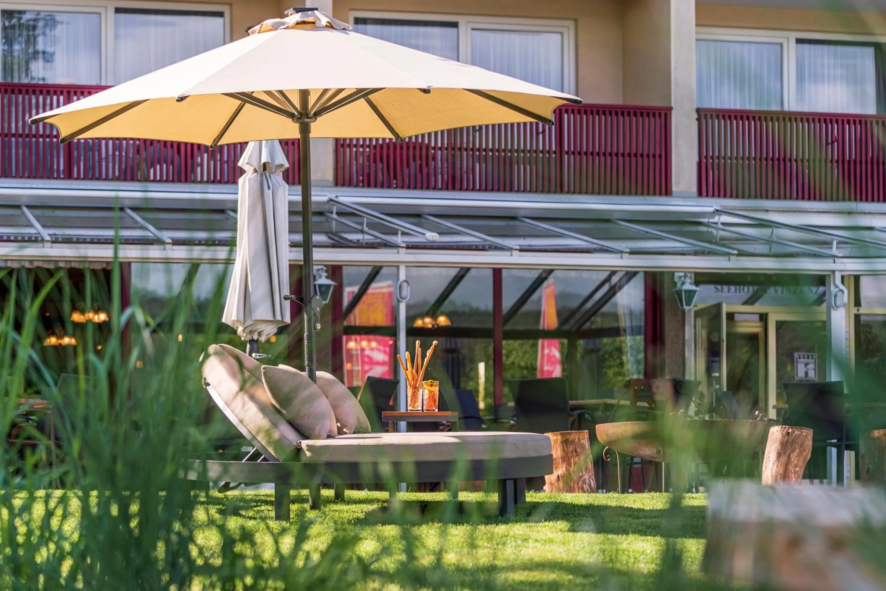 Garden in Seehotel Vinzenz