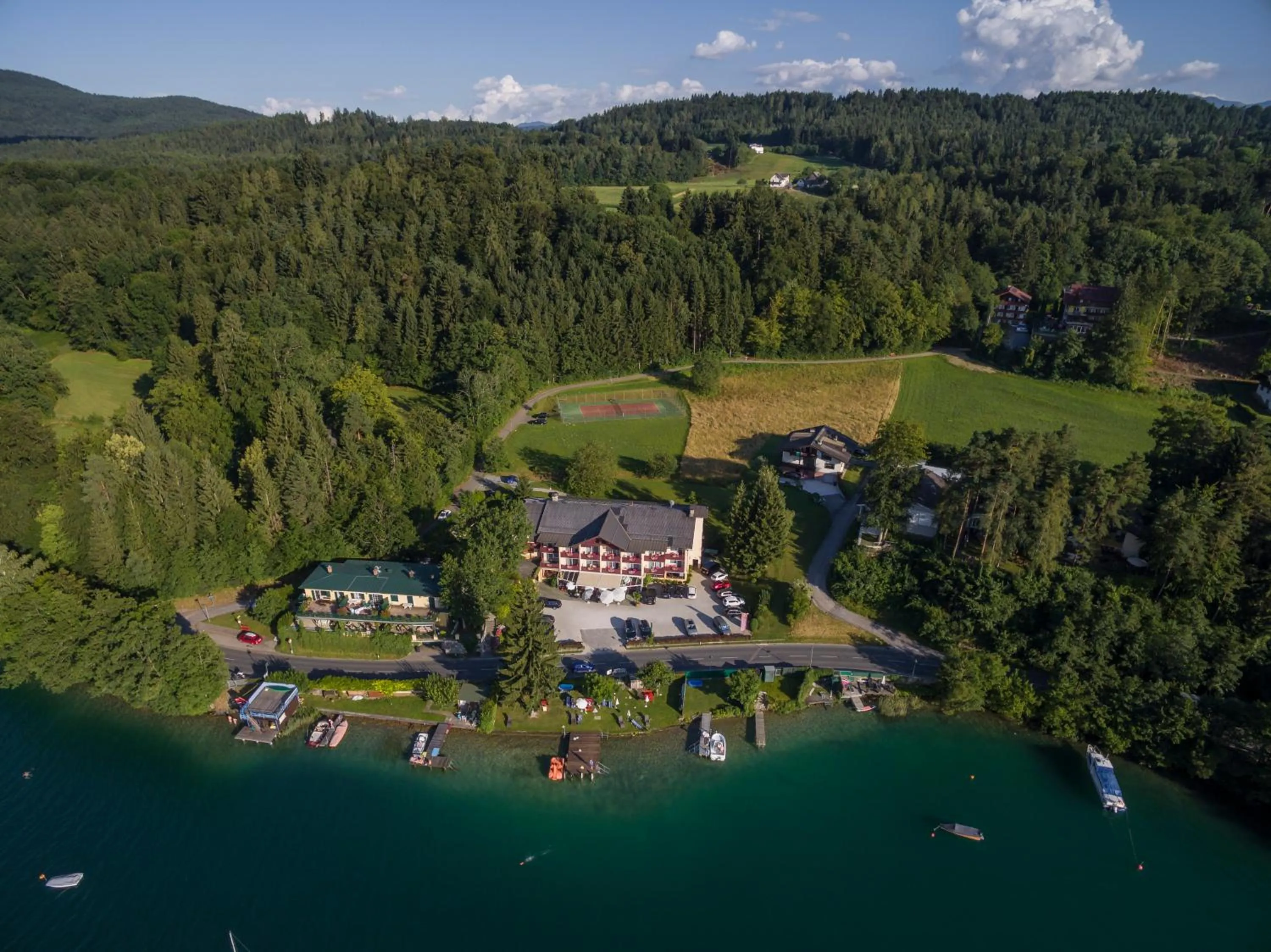 Bird's eye view in Seehotel Vinzenz