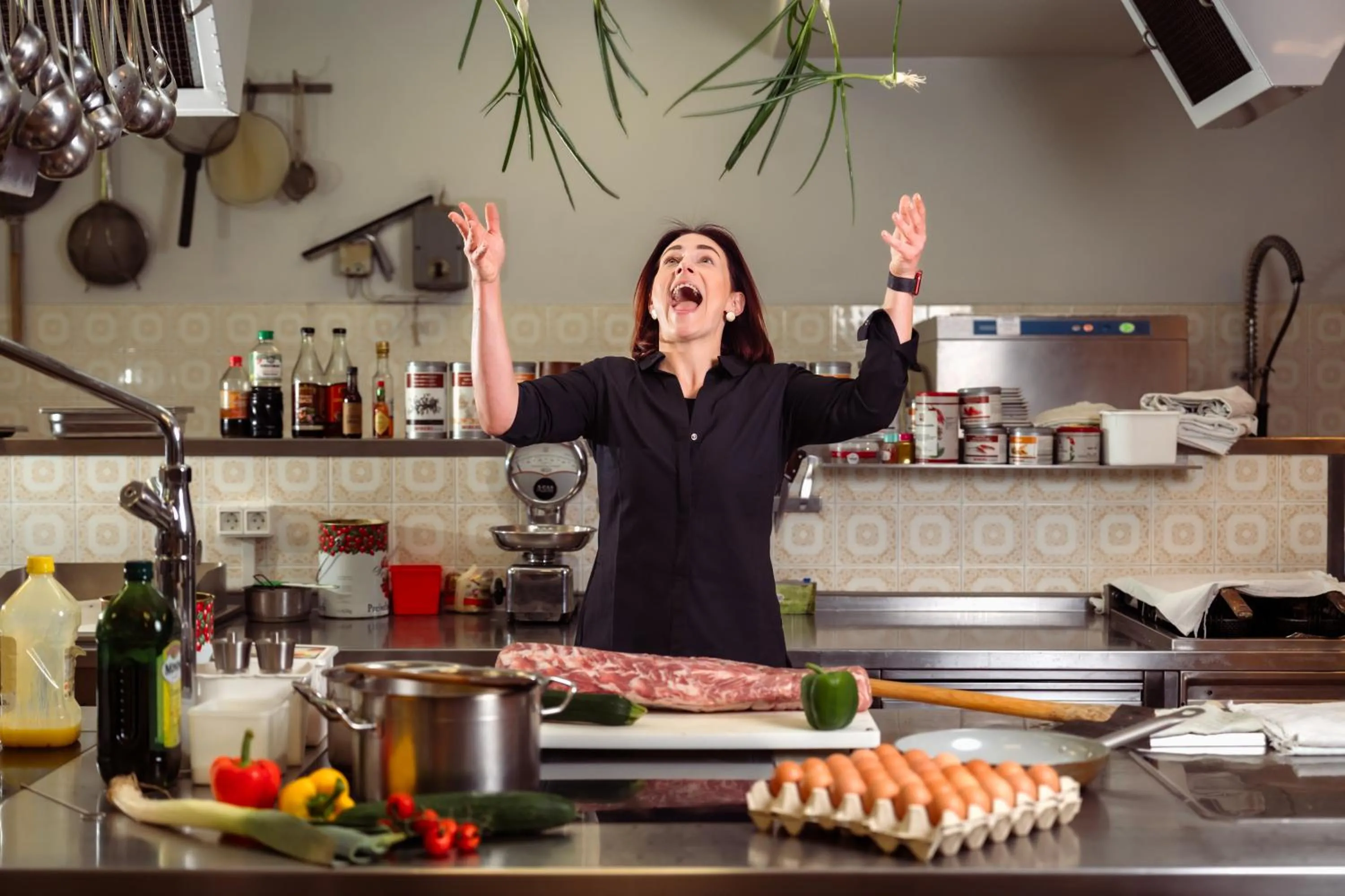 kitchen in Seehotel Vinzenz