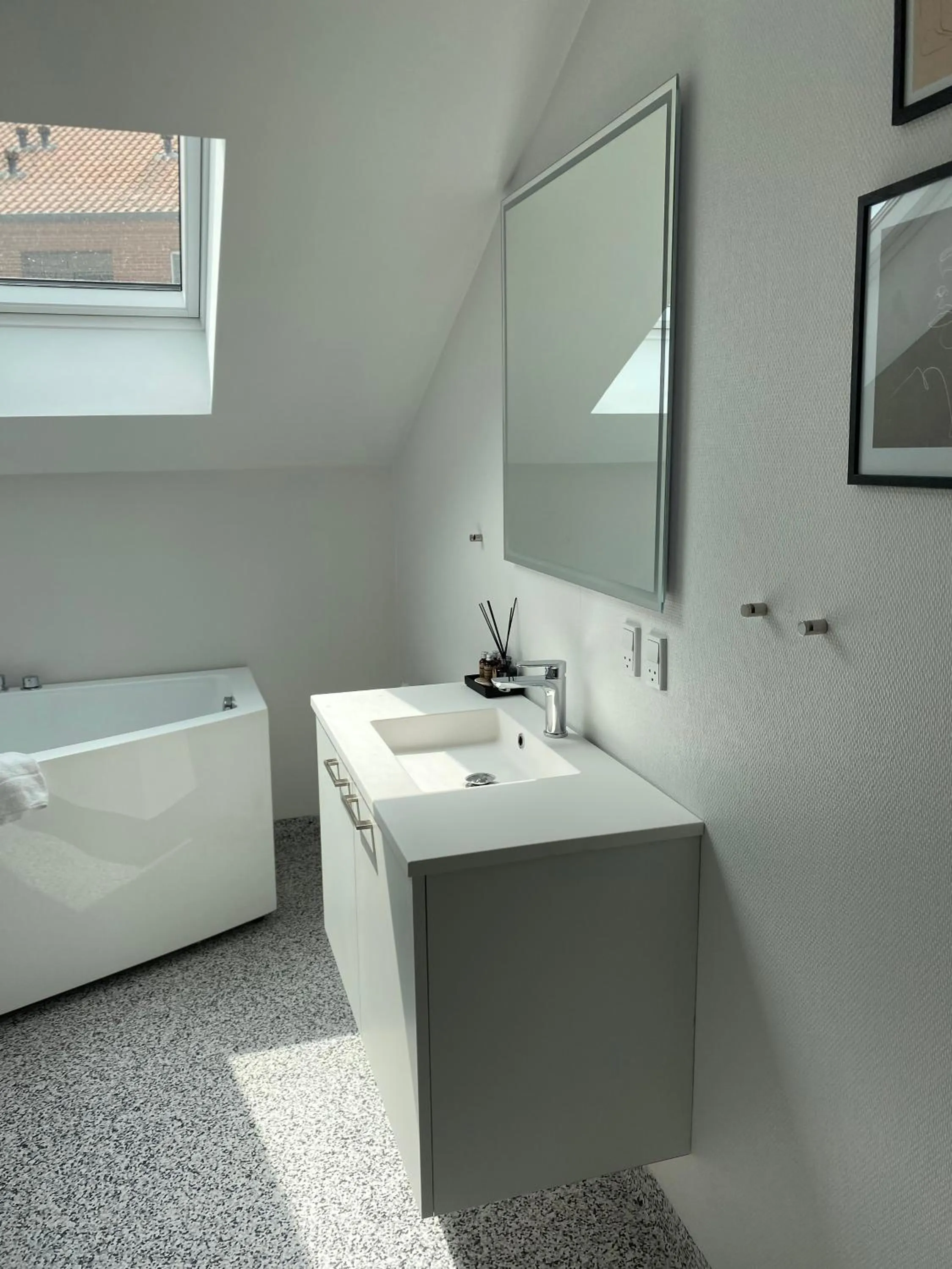 Bathroom in Hotel Røde-Kro