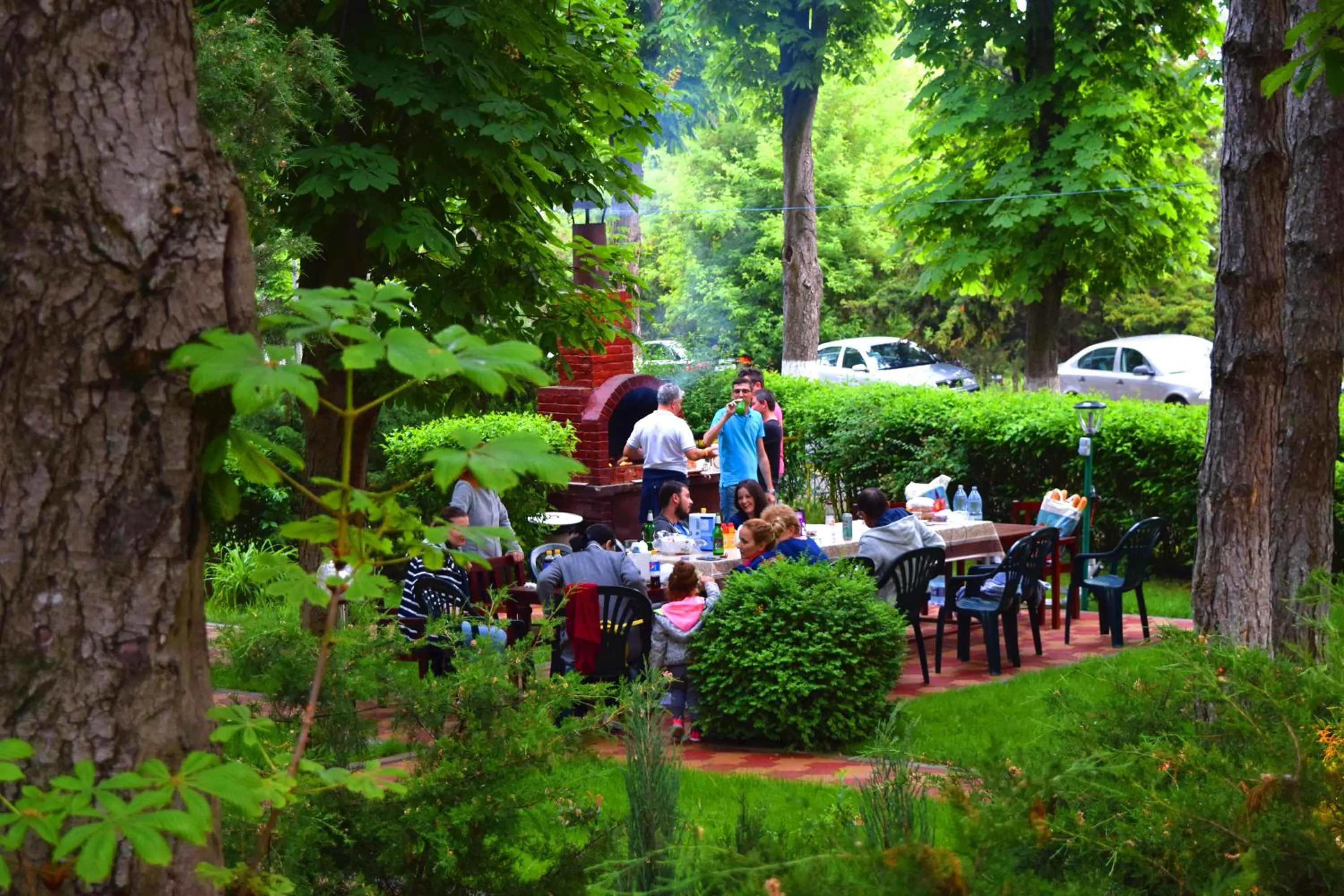 BBQ facilities in Hotel Sanda
