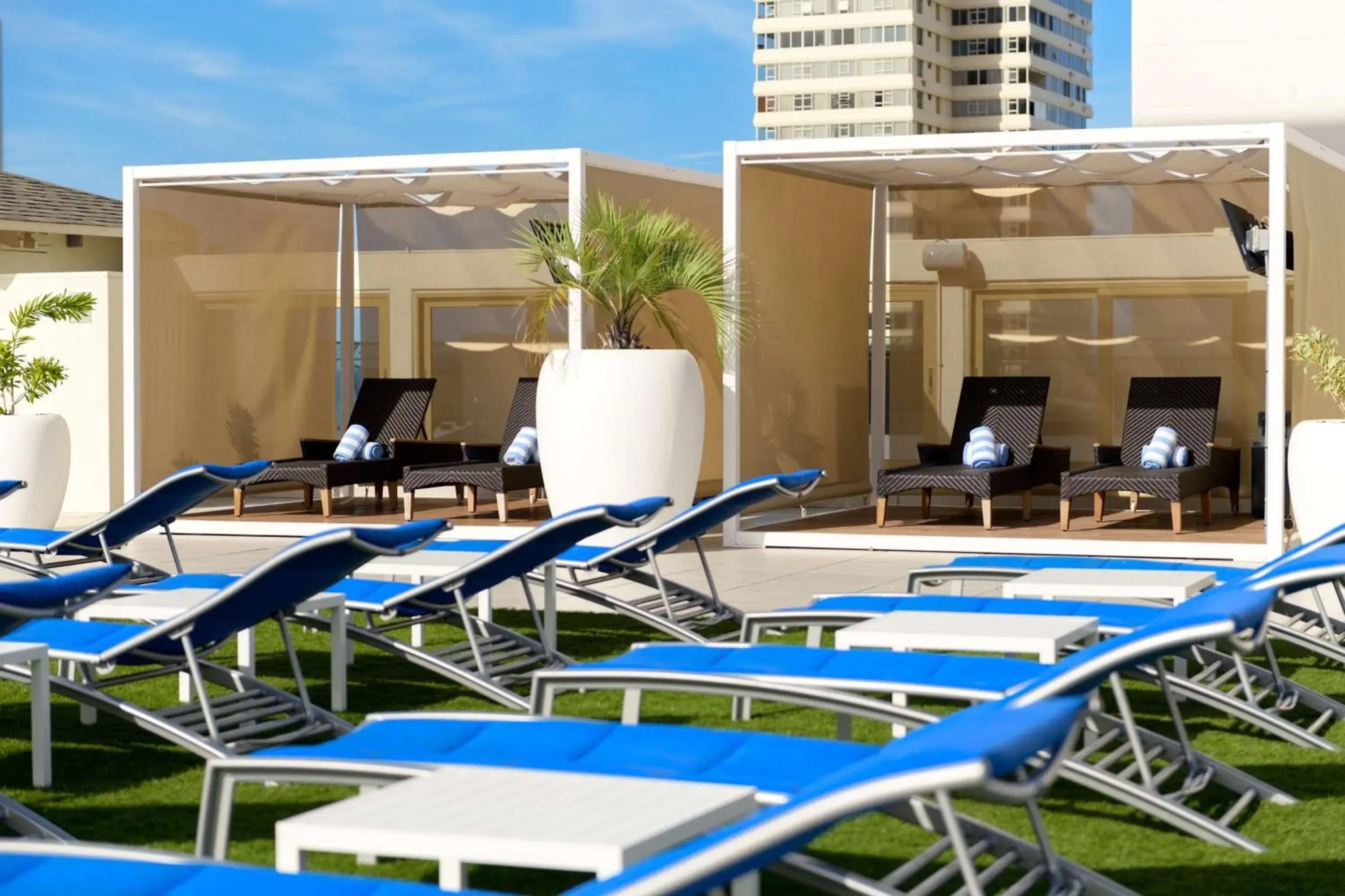 Pool view in Hilton Waikiki Beach Resort & Spa Pool view in Hilton Waikiki Beach Resort & Spa