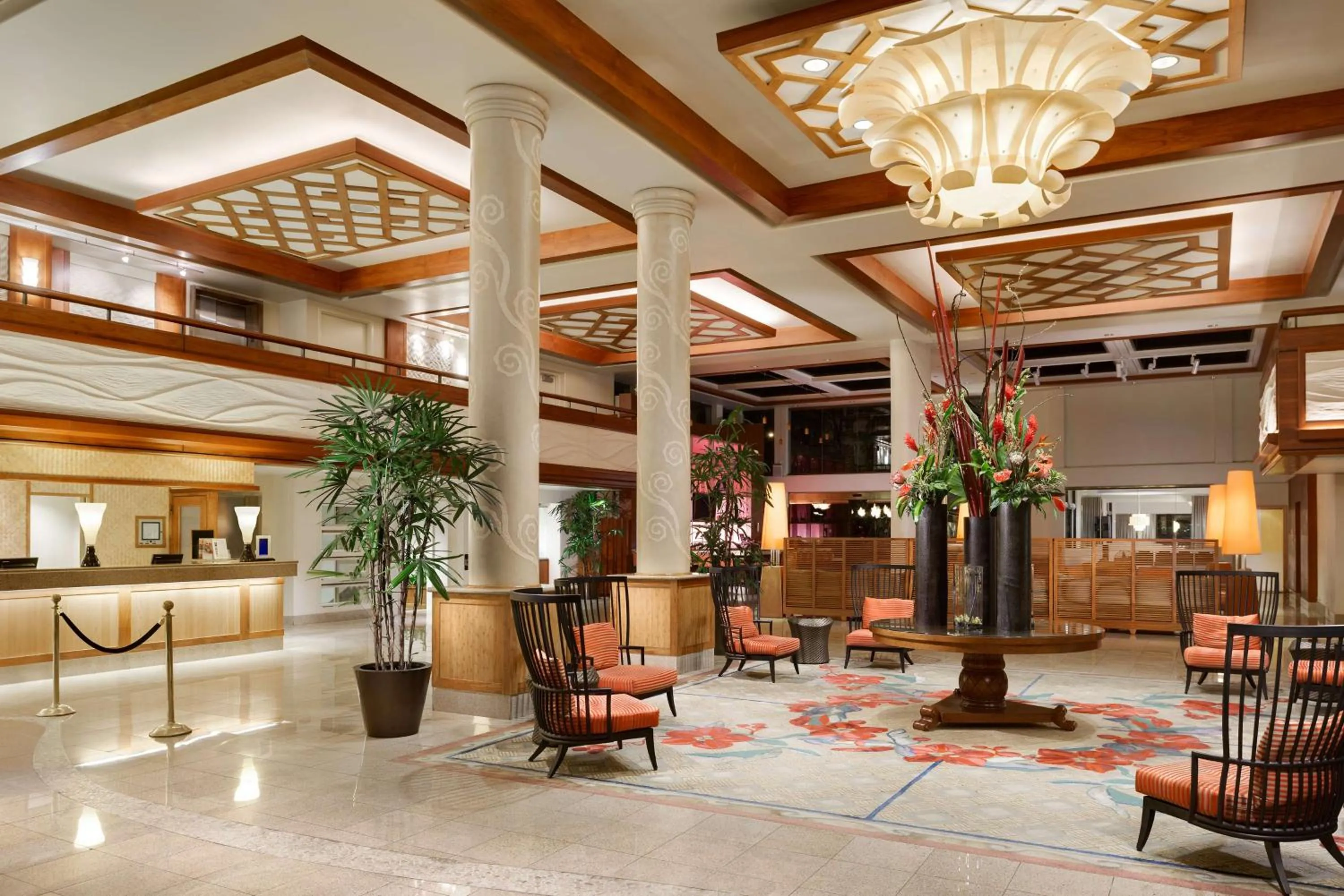 Lobby or reception in Hilton Waikiki Beach Resort & Spa