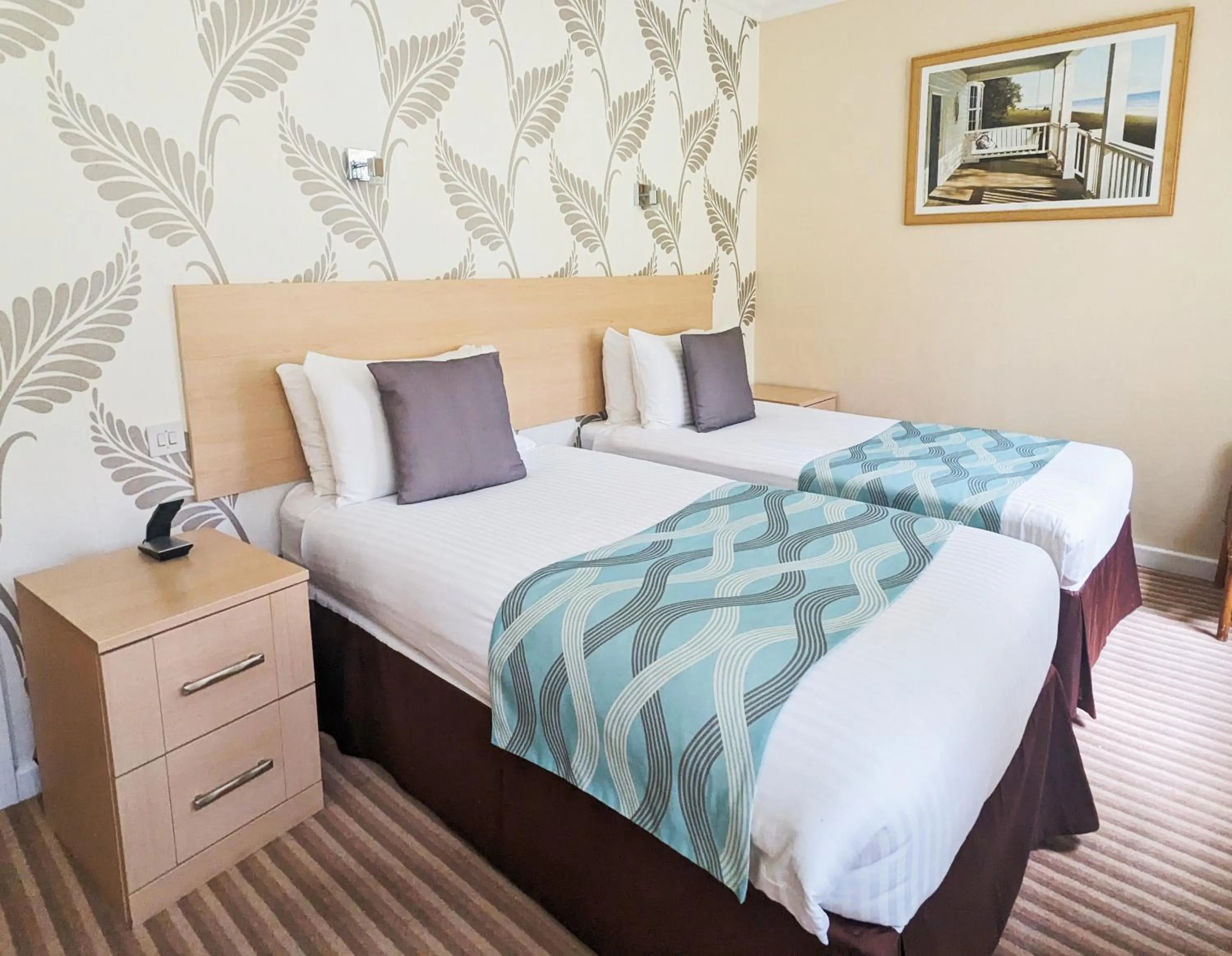 Bed in Biarritz Hotel