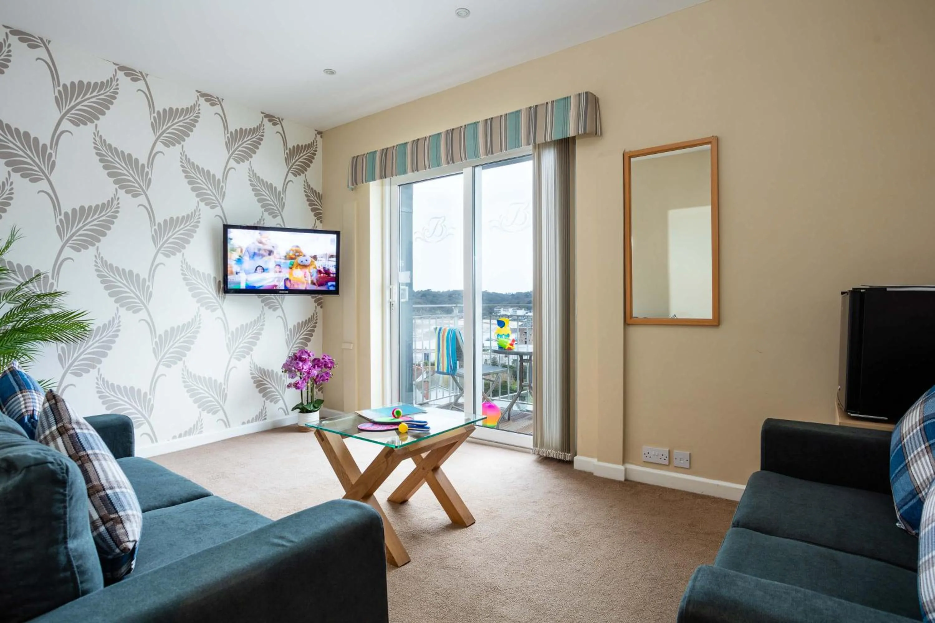 Bedroom in Biarritz Hotel