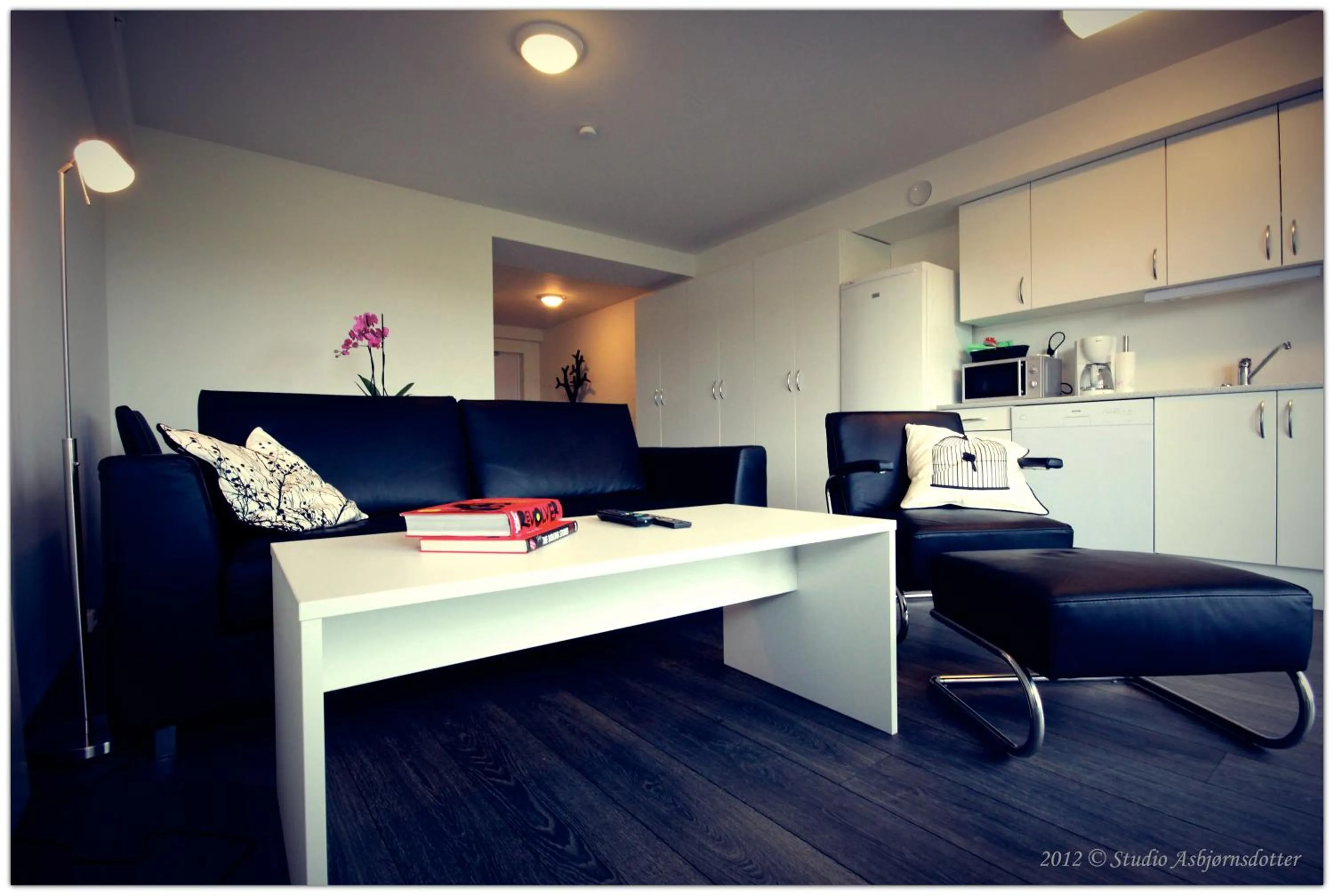 Text overlay in Flotmyrgården Apartment Hotel