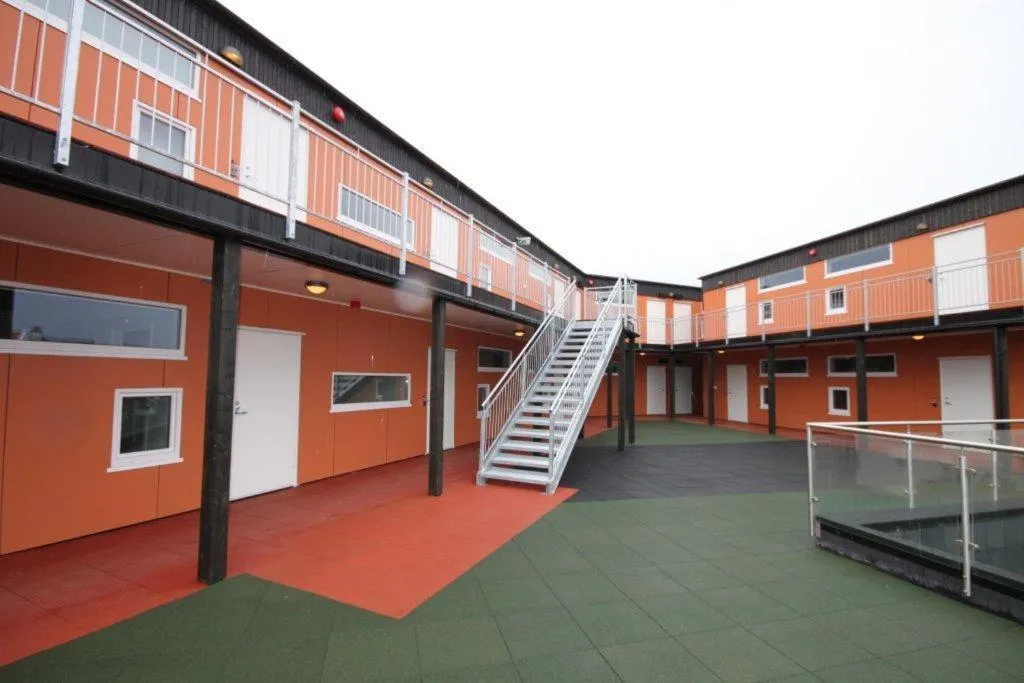 Property building in Flotmyrgården Apartment Hotel