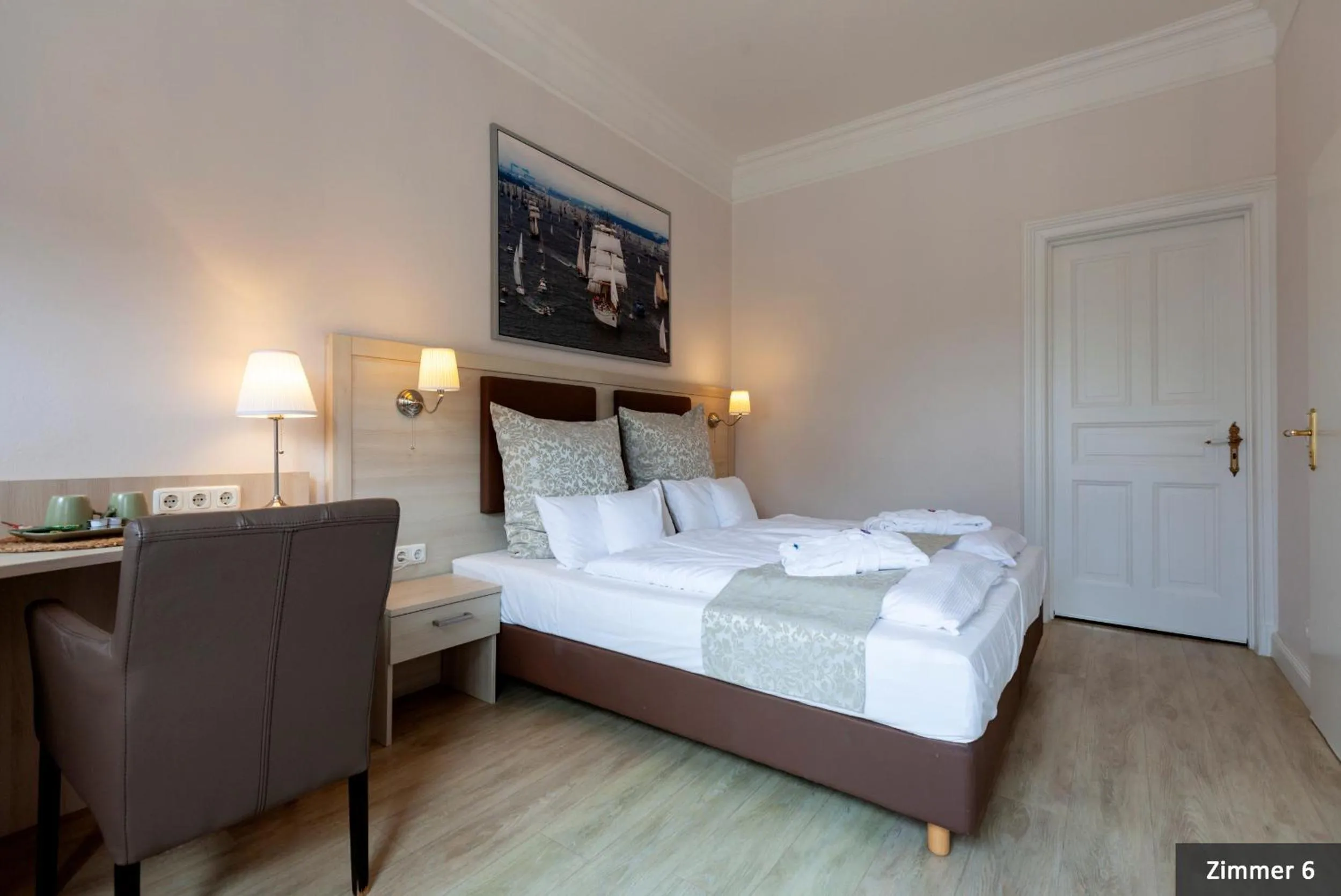 Bed in Hotel See-Villa