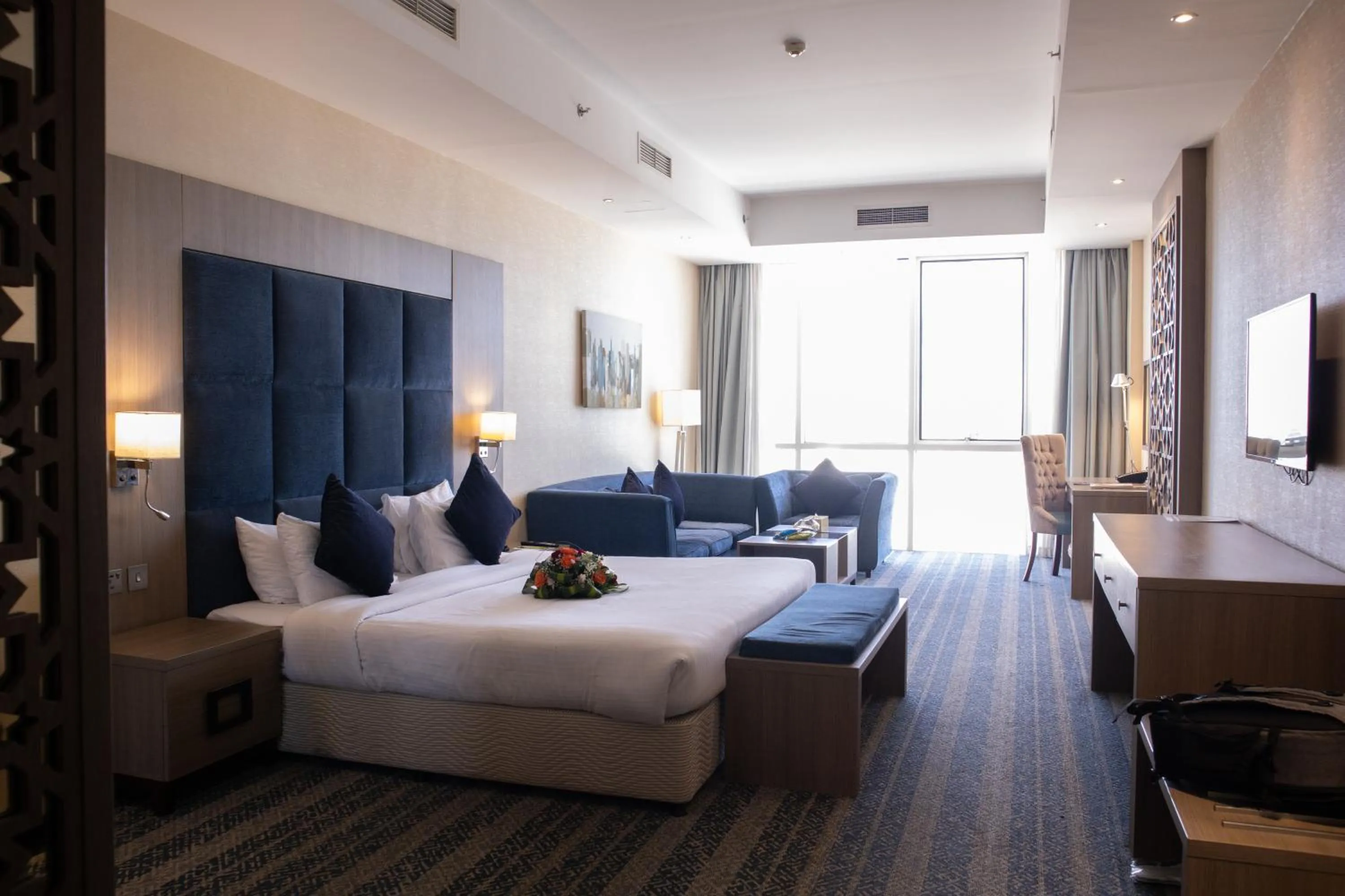 Photo of the whole room, Bed in The CASTLE PREMIUM HOTEL