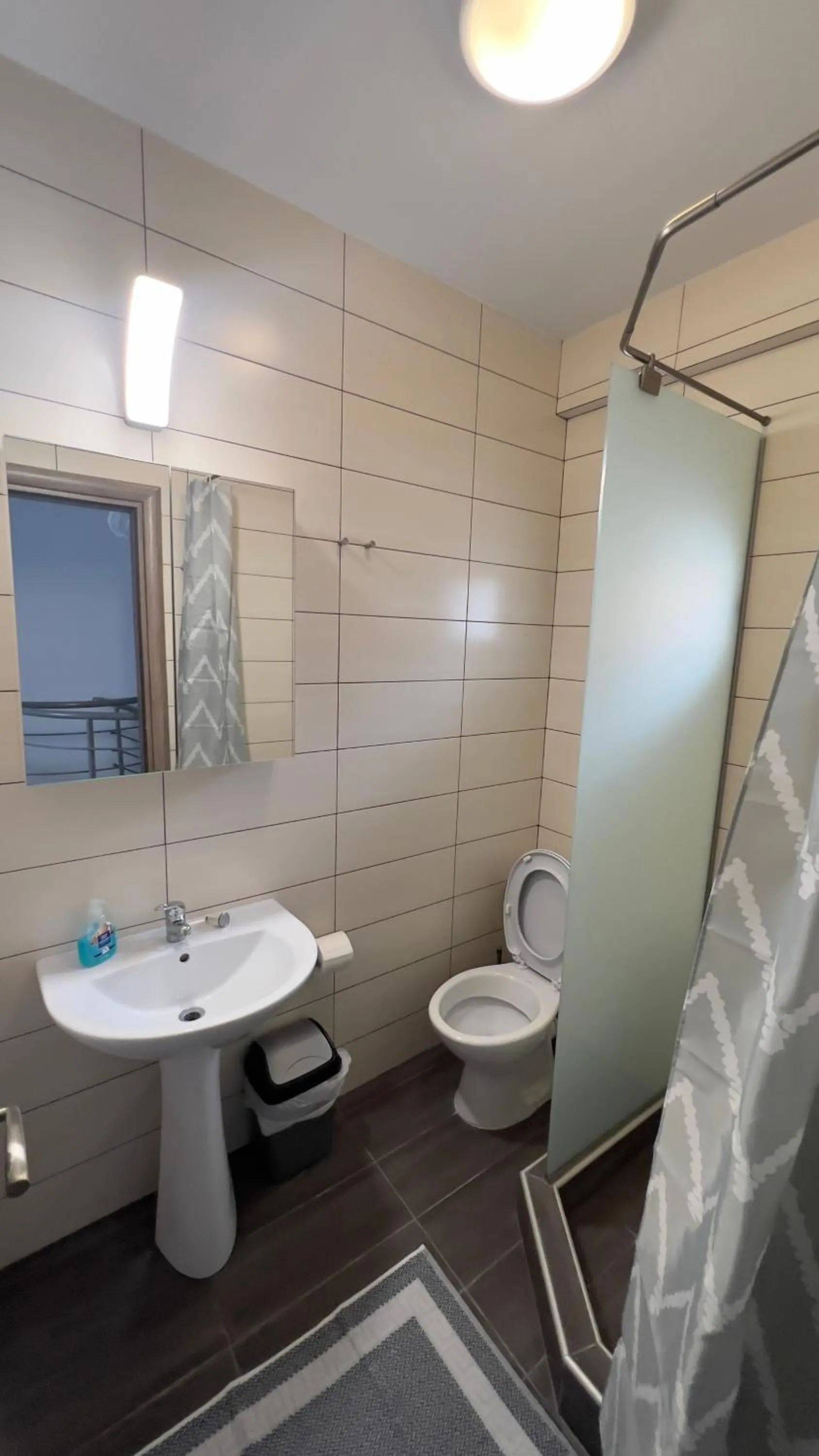 Shower in EllinFos Apartments