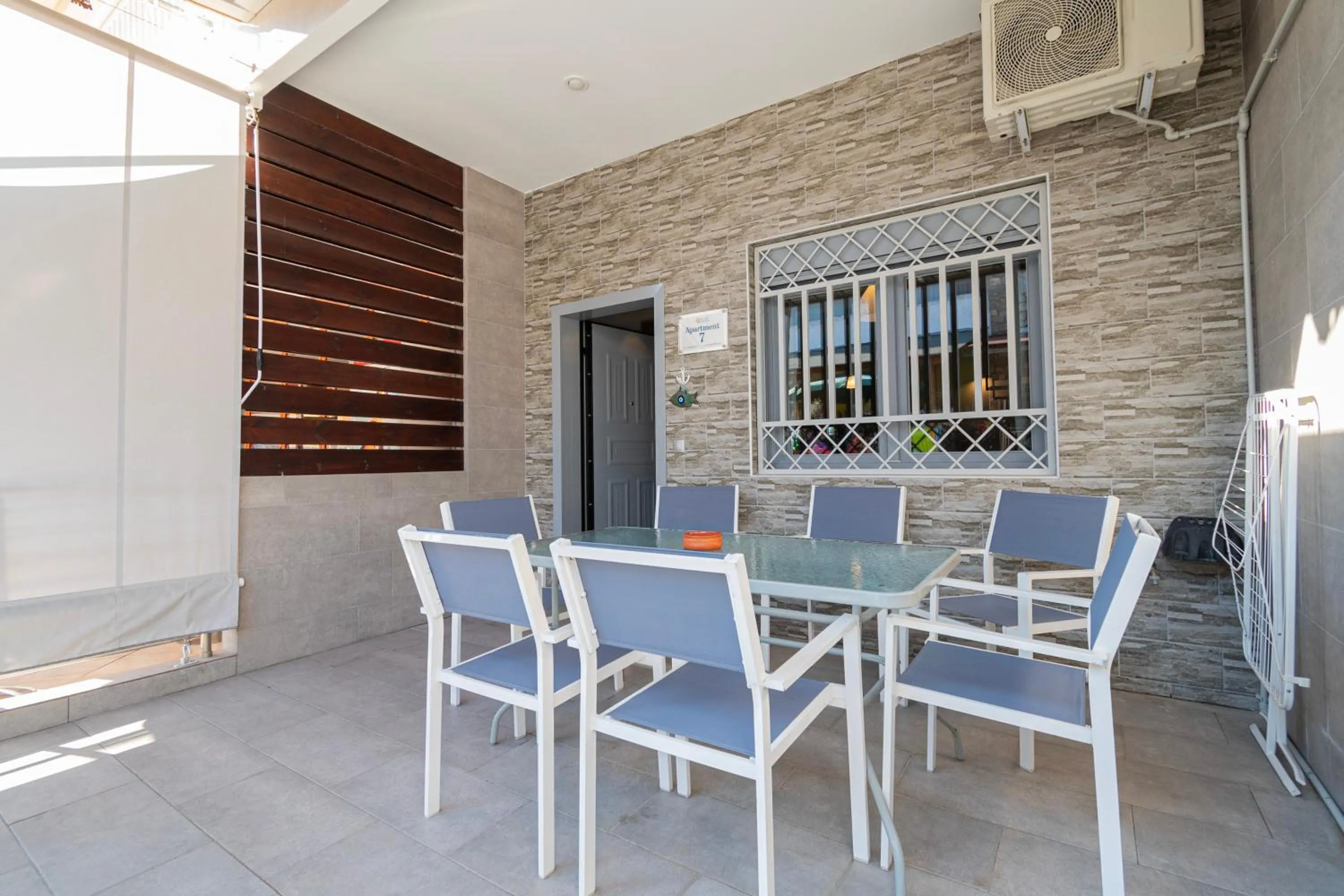 Balcony/Terrace in EllinFos Apartments