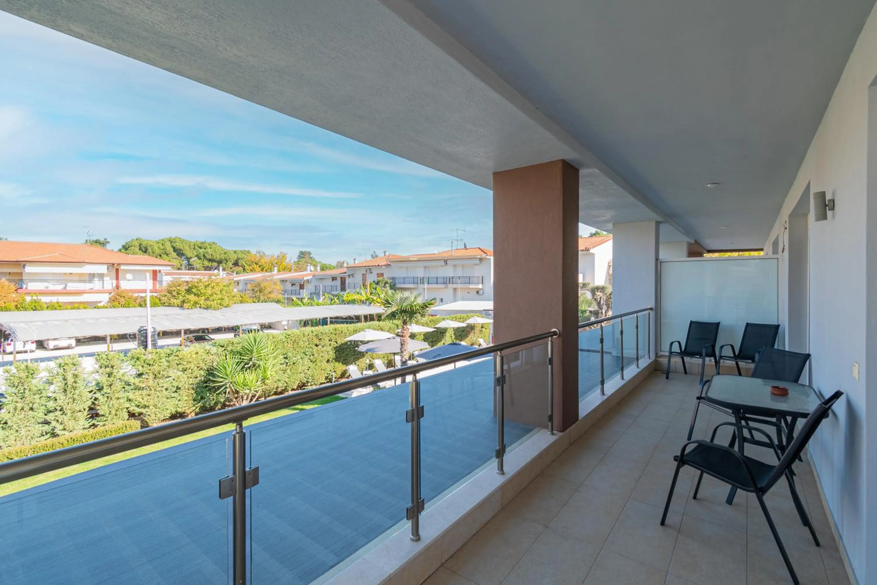 Balcony/Terrace in EllinFos Apartments