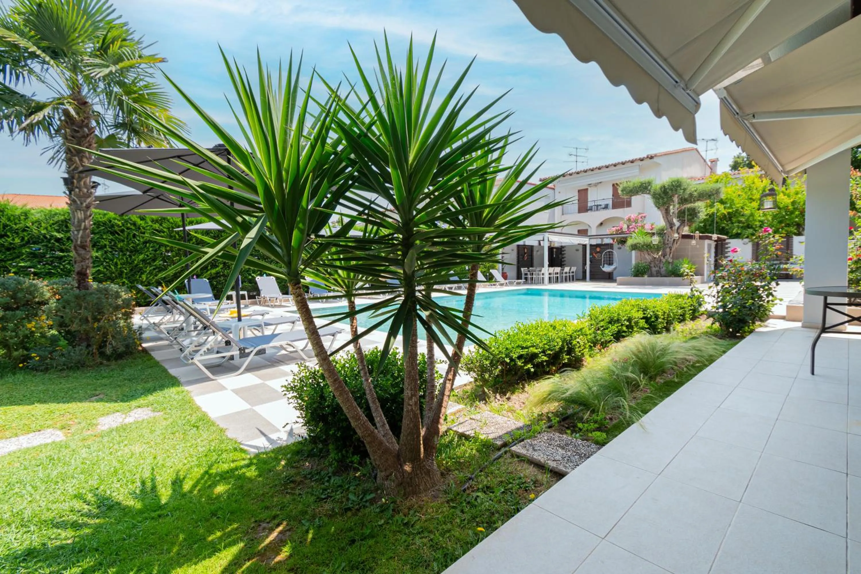 Balcony/Terrace in EllinFos Apartments