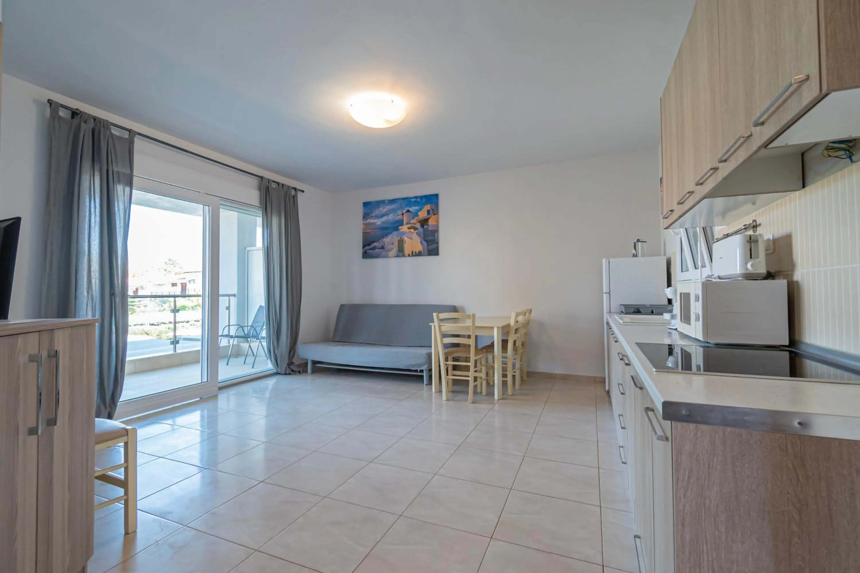 Seating area in EllinFos Apartments