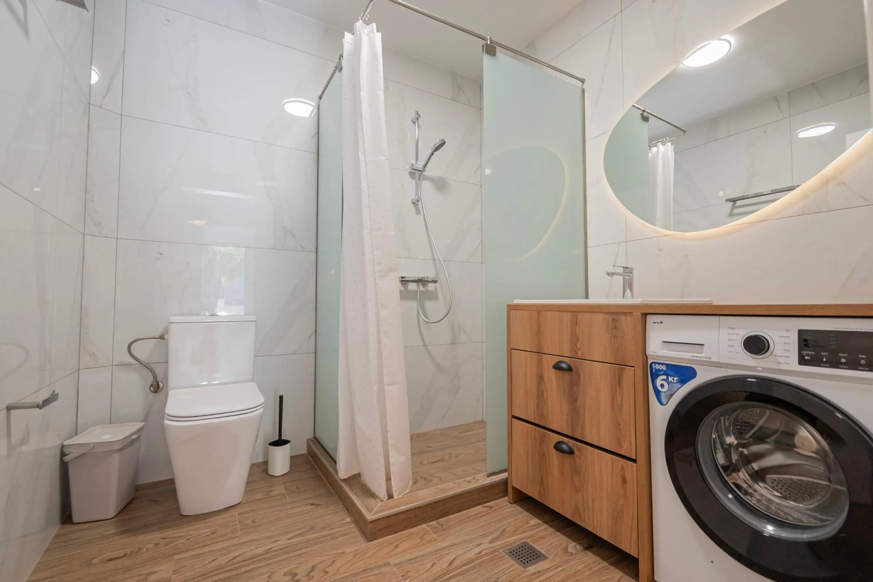 Shower in EllinFos Apartments