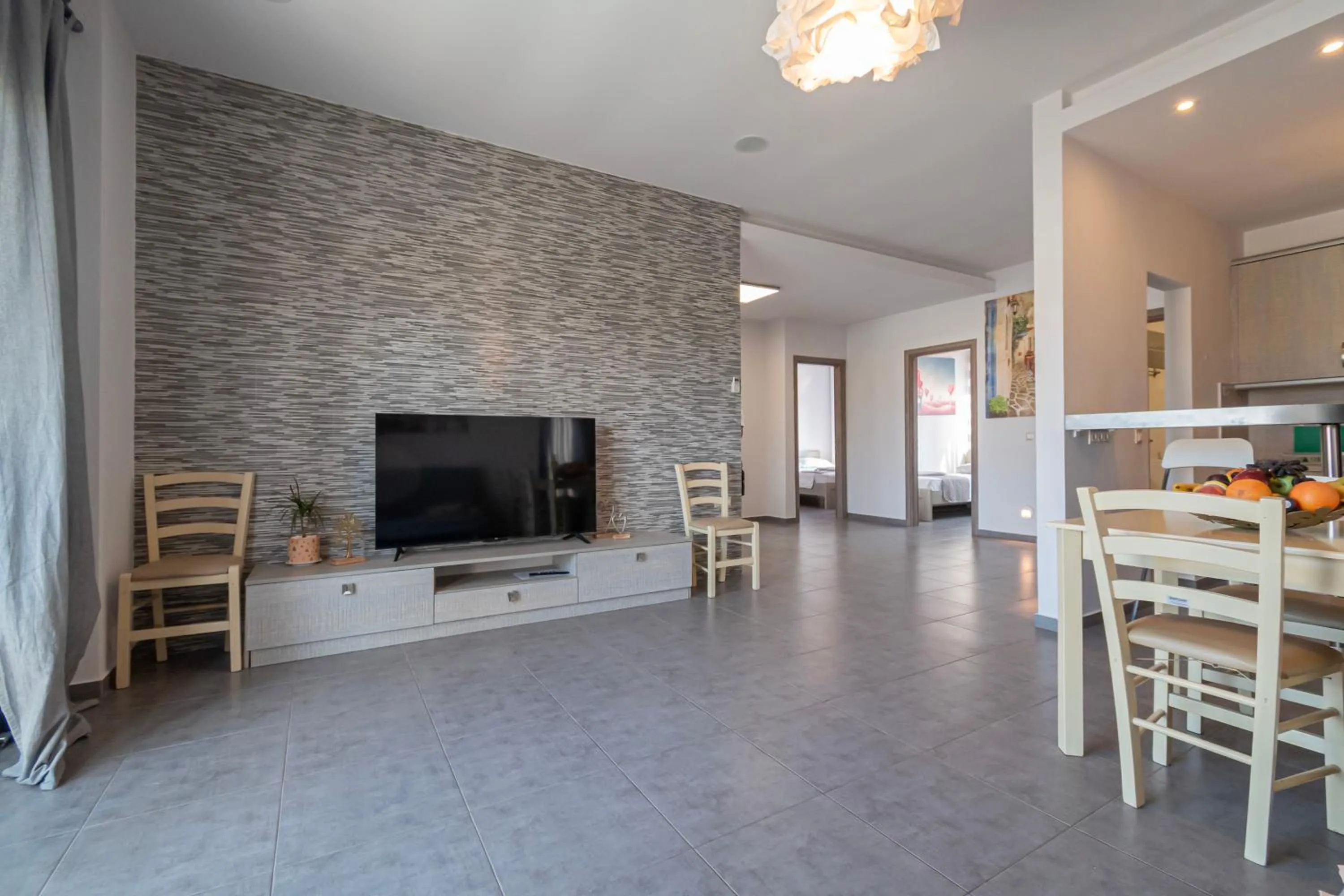 TV and multimedia in EllinFos Apartments