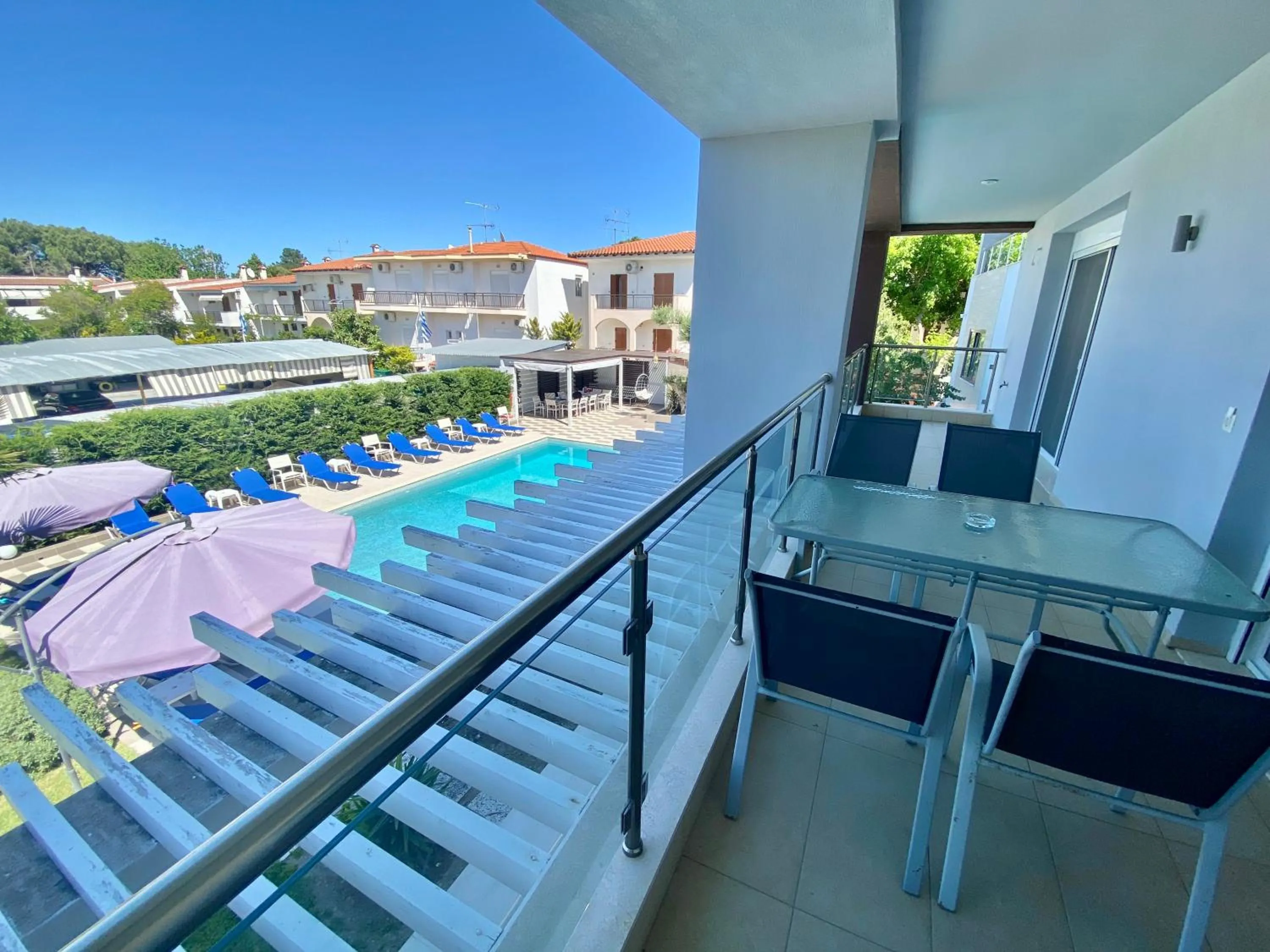 Balcony/Terrace in EllinFos Apartments