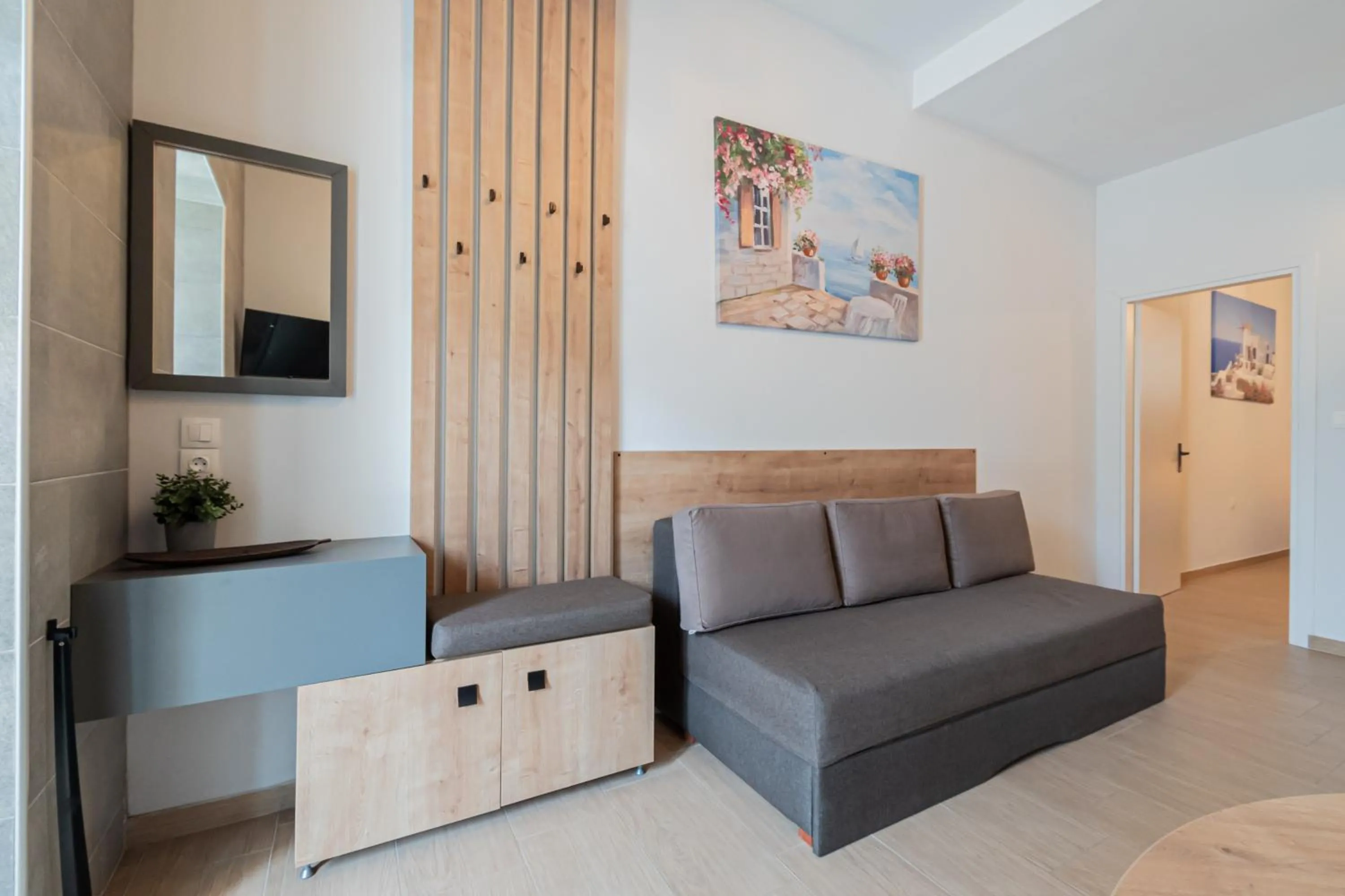 Seating area in EllinFos Apartments