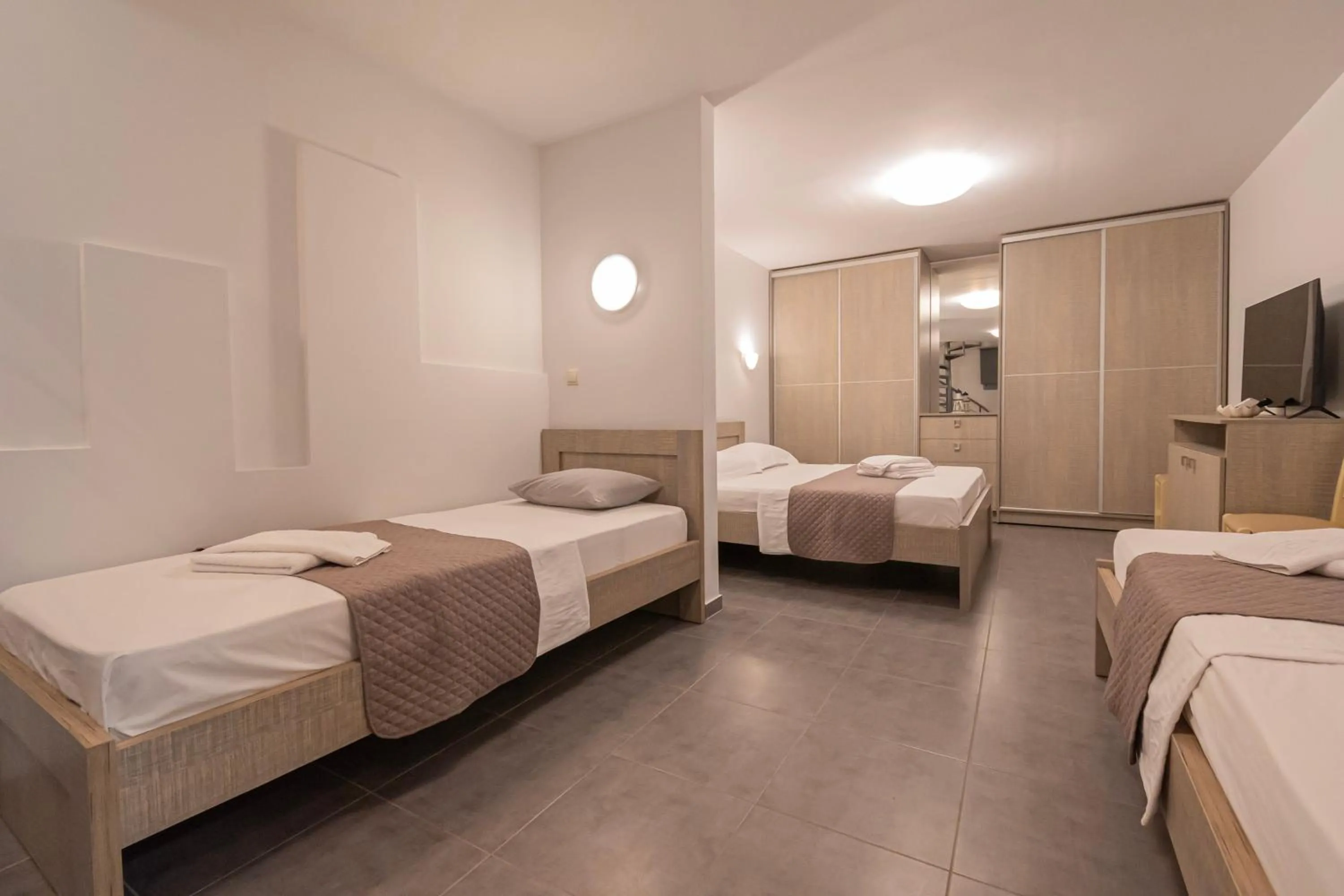 Bedroom, Bed in EllinFos Apartments