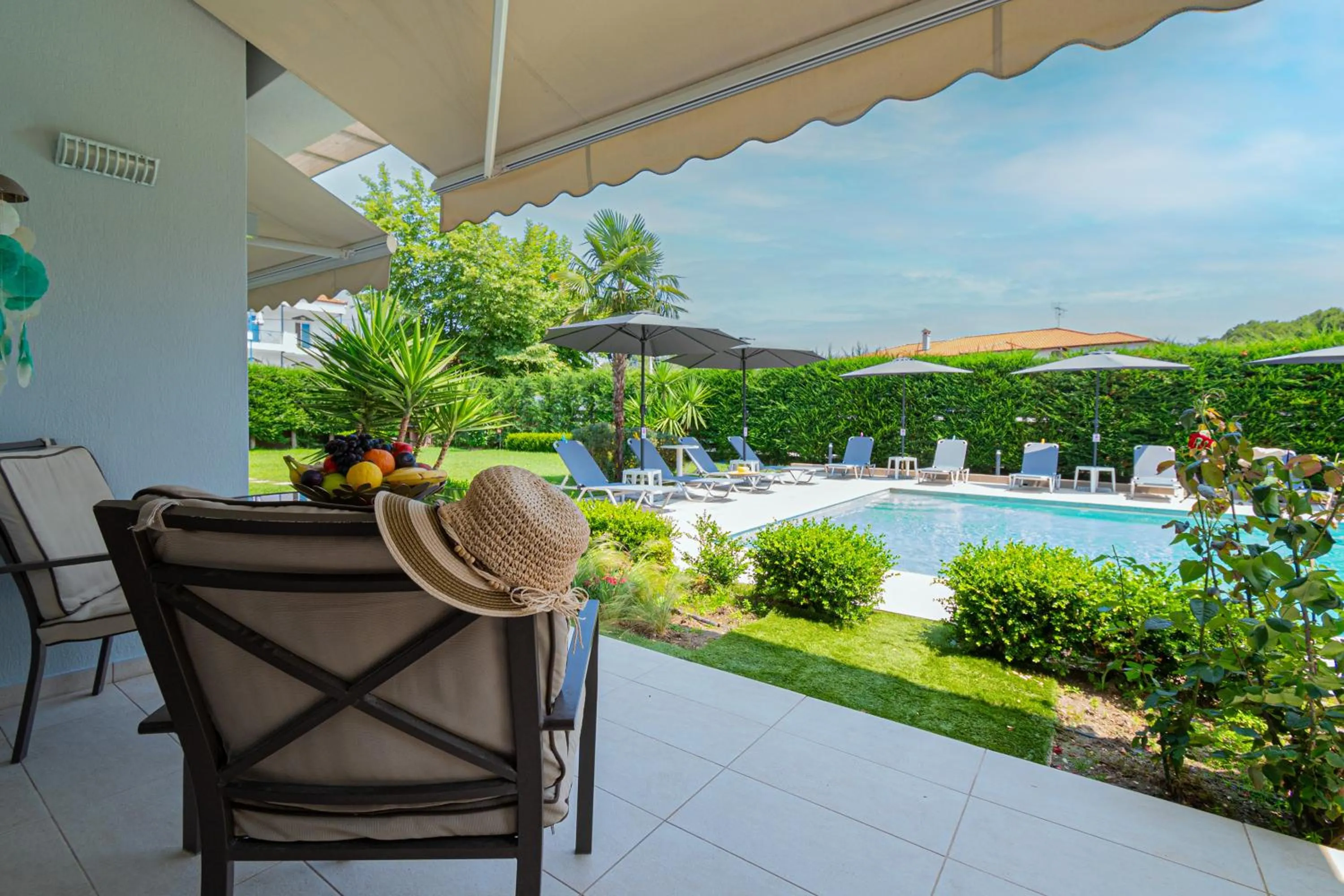 Balcony/Terrace in EllinFos Apartments